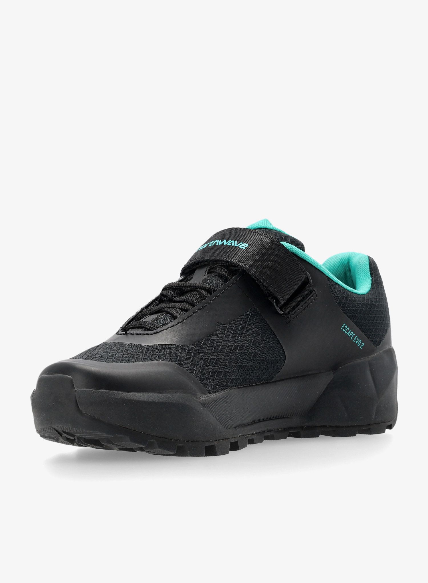Ženske biciklističke cipele Northwave Escape Evo 2 - black/turquoise
