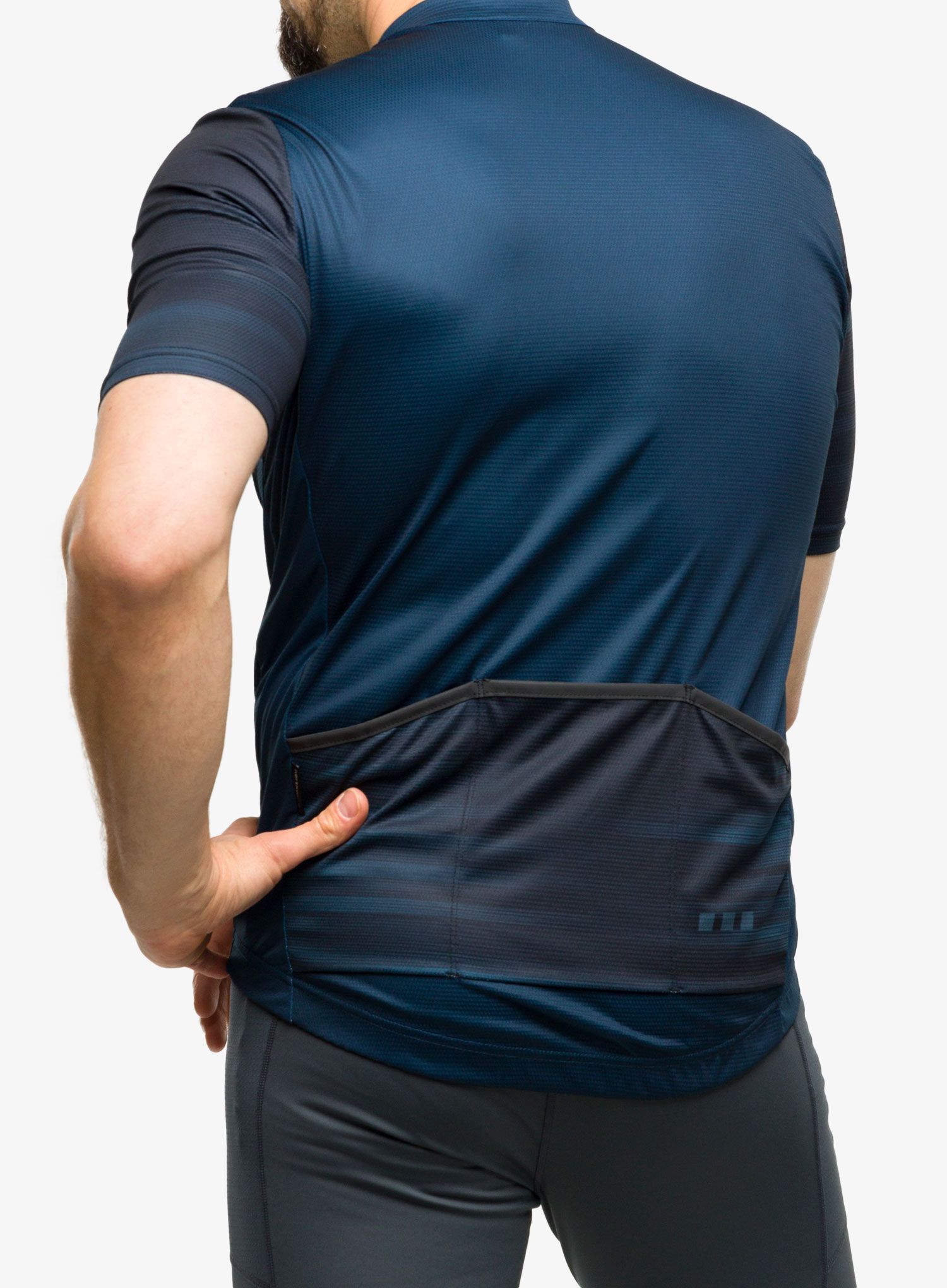 Biciklistička majica Northwave Origin Jersey Short Sleeve  - deep blue