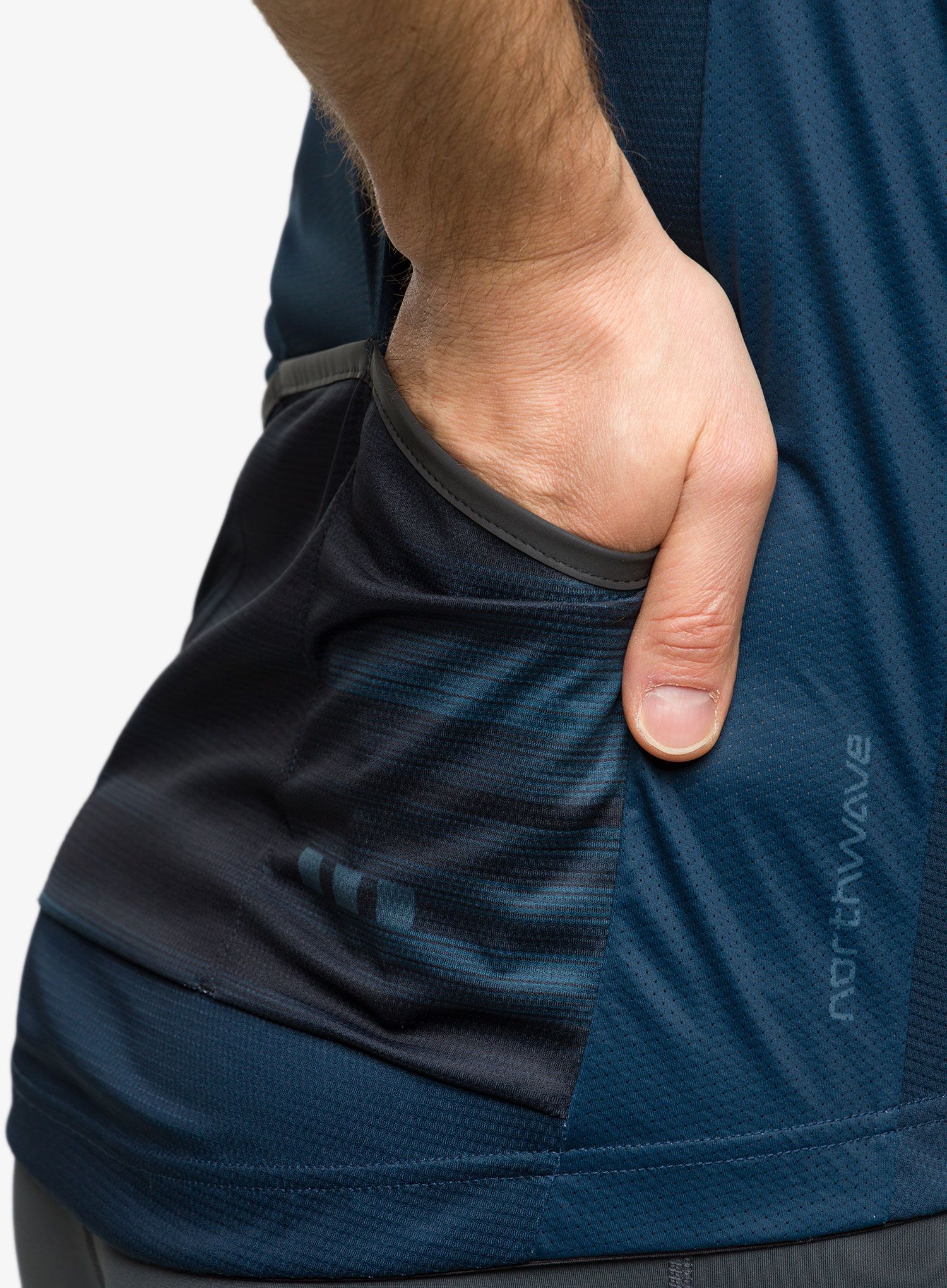 Biciklistička majica Northwave Origin Jersey Short Sleeve  - deep blue