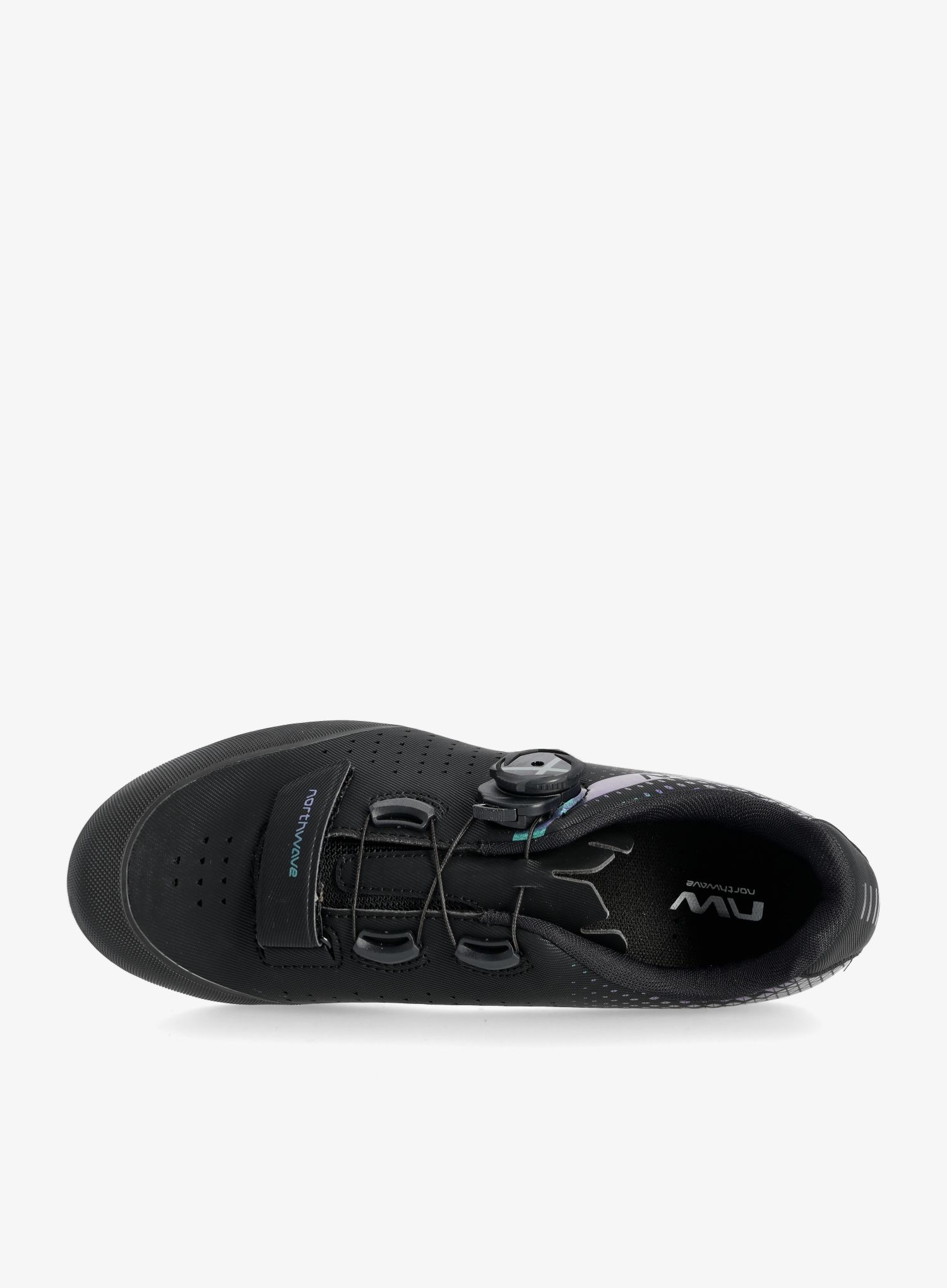 Ženske biciklističke cipele Northwave Origin Plus 2 - black/iridescent