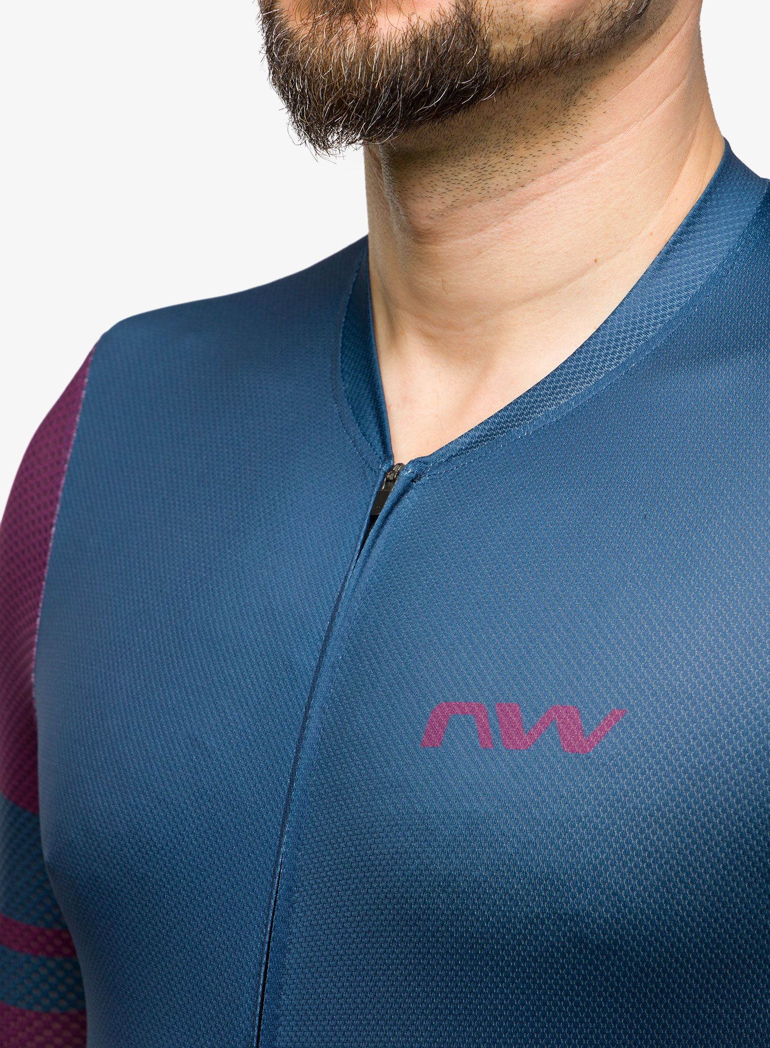 Biciklistička majica Northwave Storm Air Jersey Short Sleeve  - deep blue/purple