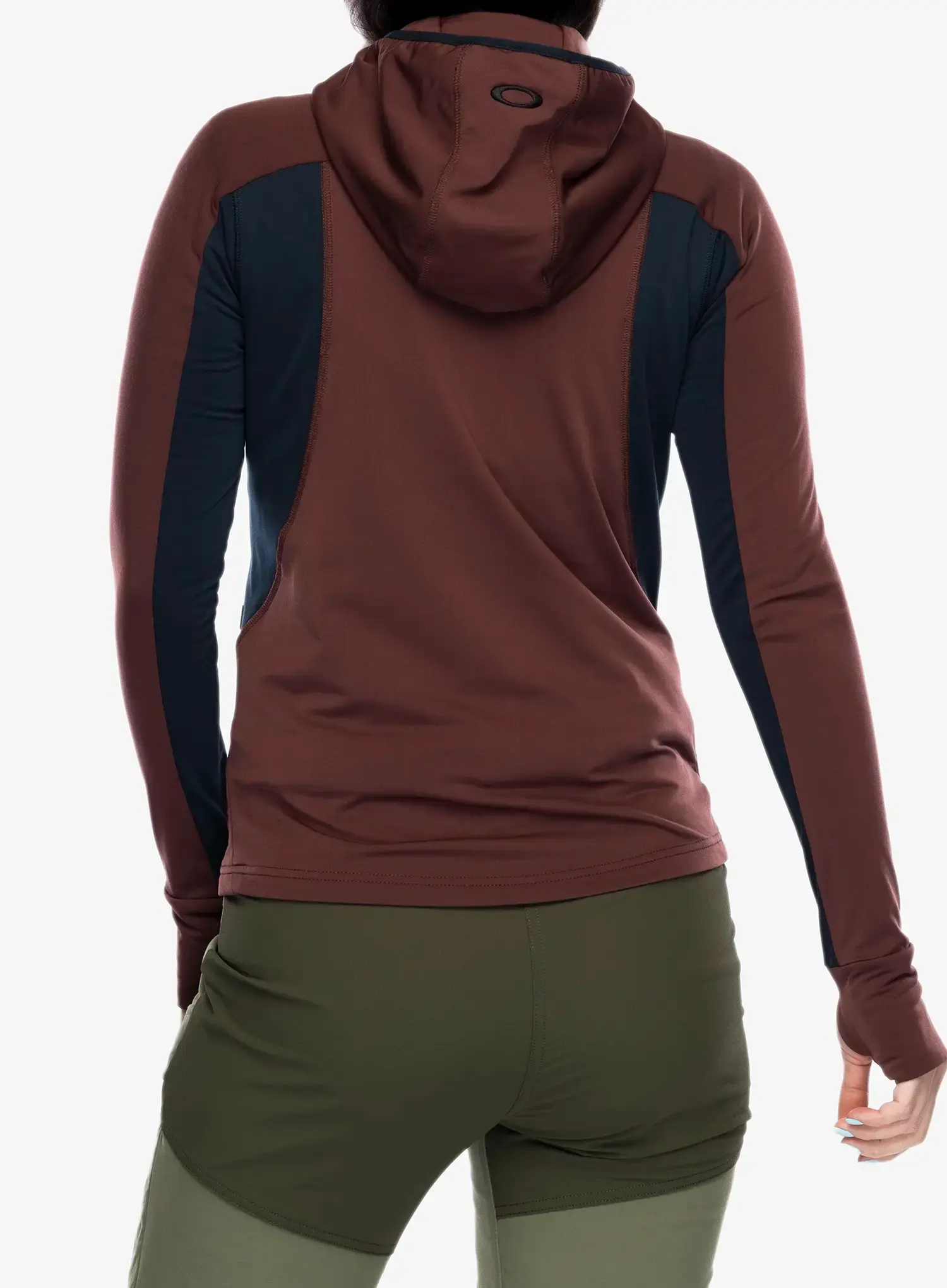 Majica s kapuljačom Oakley Drift Tech Fleece - blackout/grenache