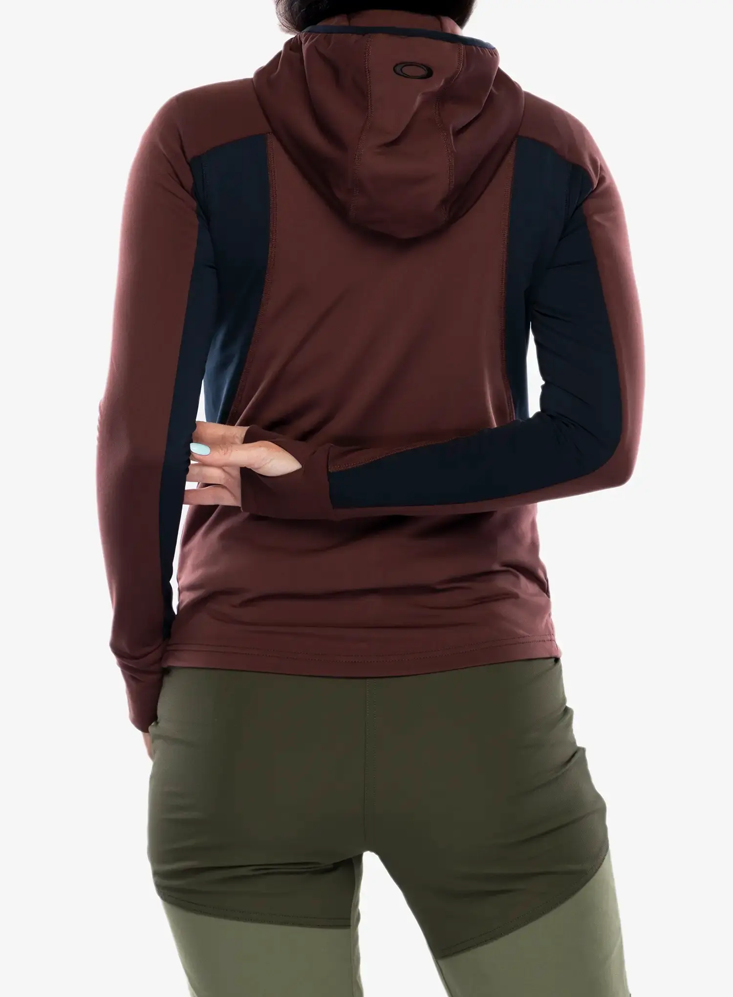 Majica s kapuljačom Oakley Drift Tech Fleece - blackout/grenache