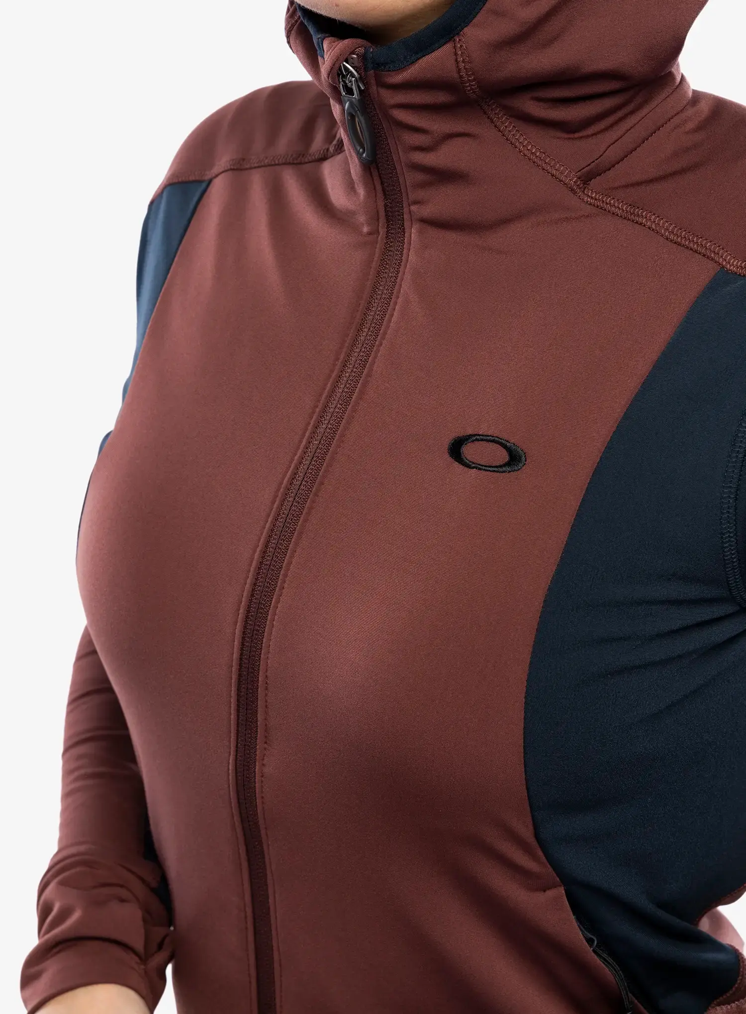 Majica s kapuljačom Oakley Drift Tech Fleece - blackout/grenache