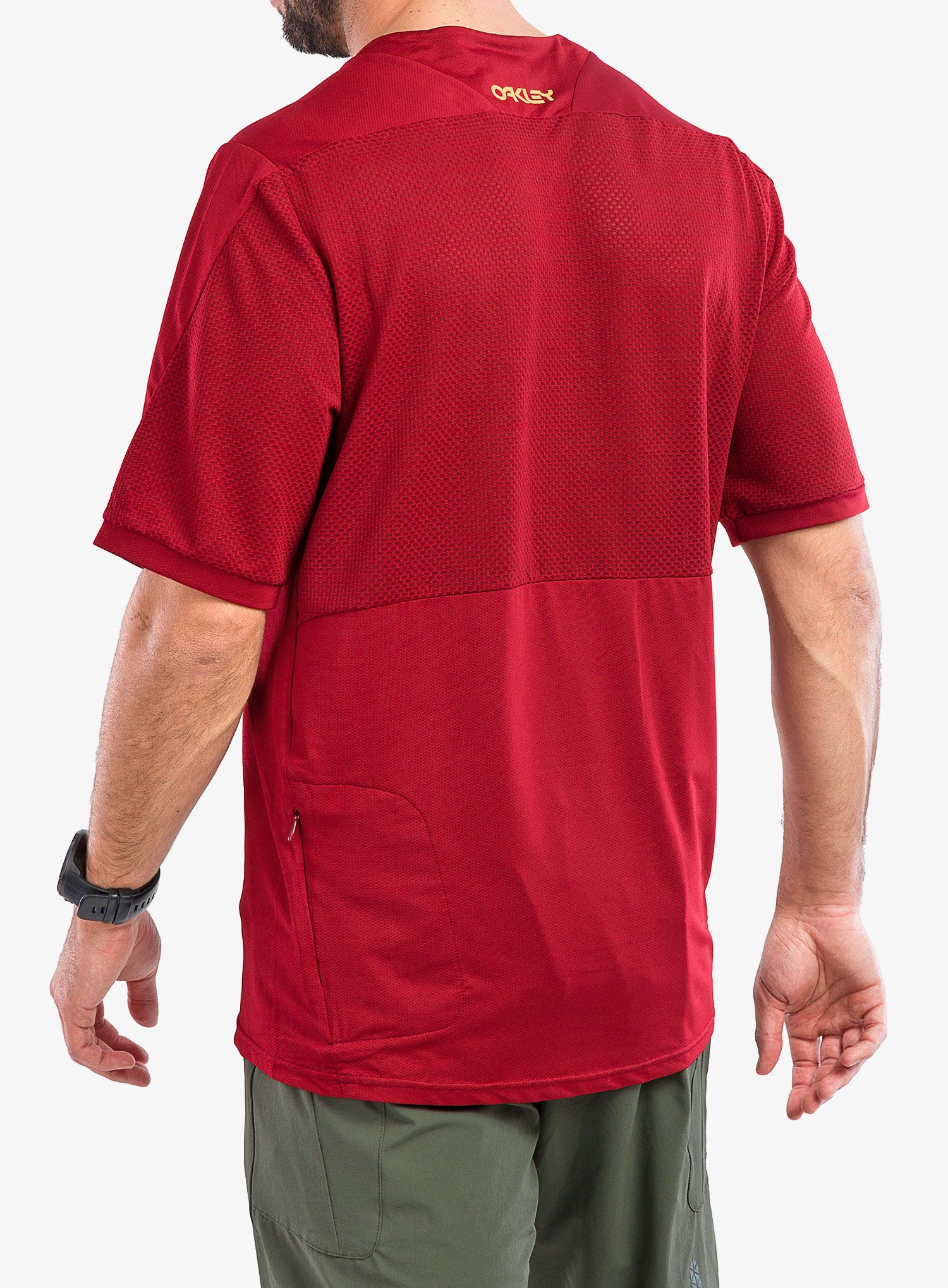Brzosušeća majica Oakley Factory Pilot Mtb Ss Jersey Ii - iron red