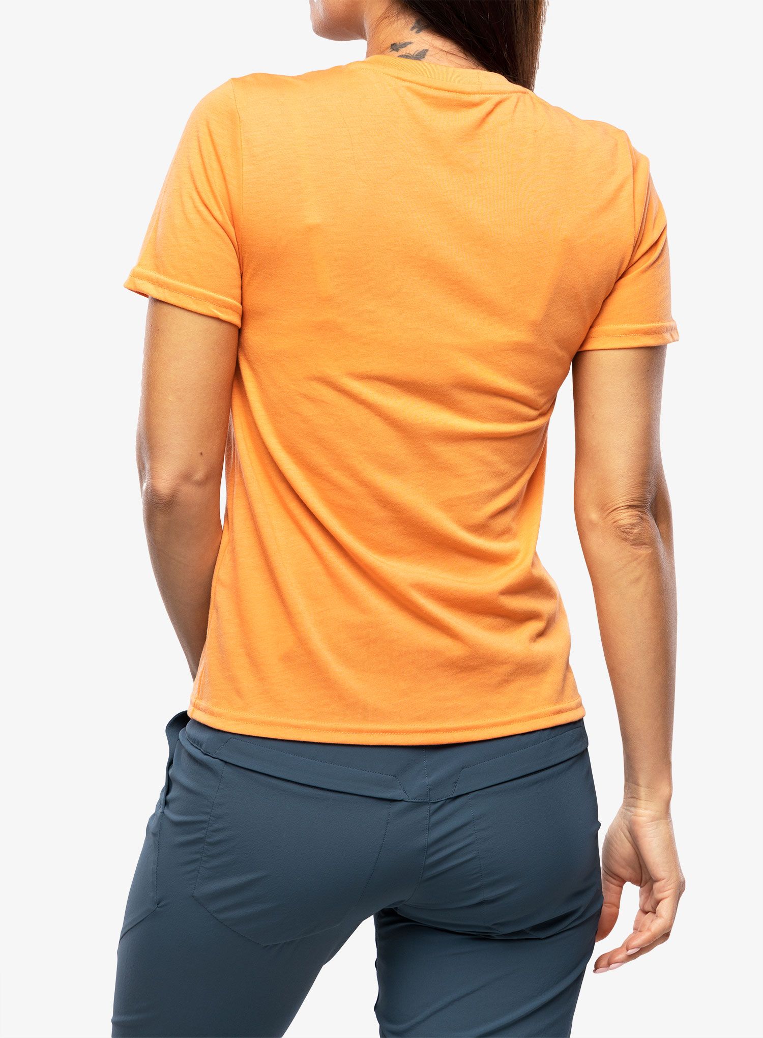 Ženska brzosušeća majica Oakley Factory Pilot Tee - soft orange