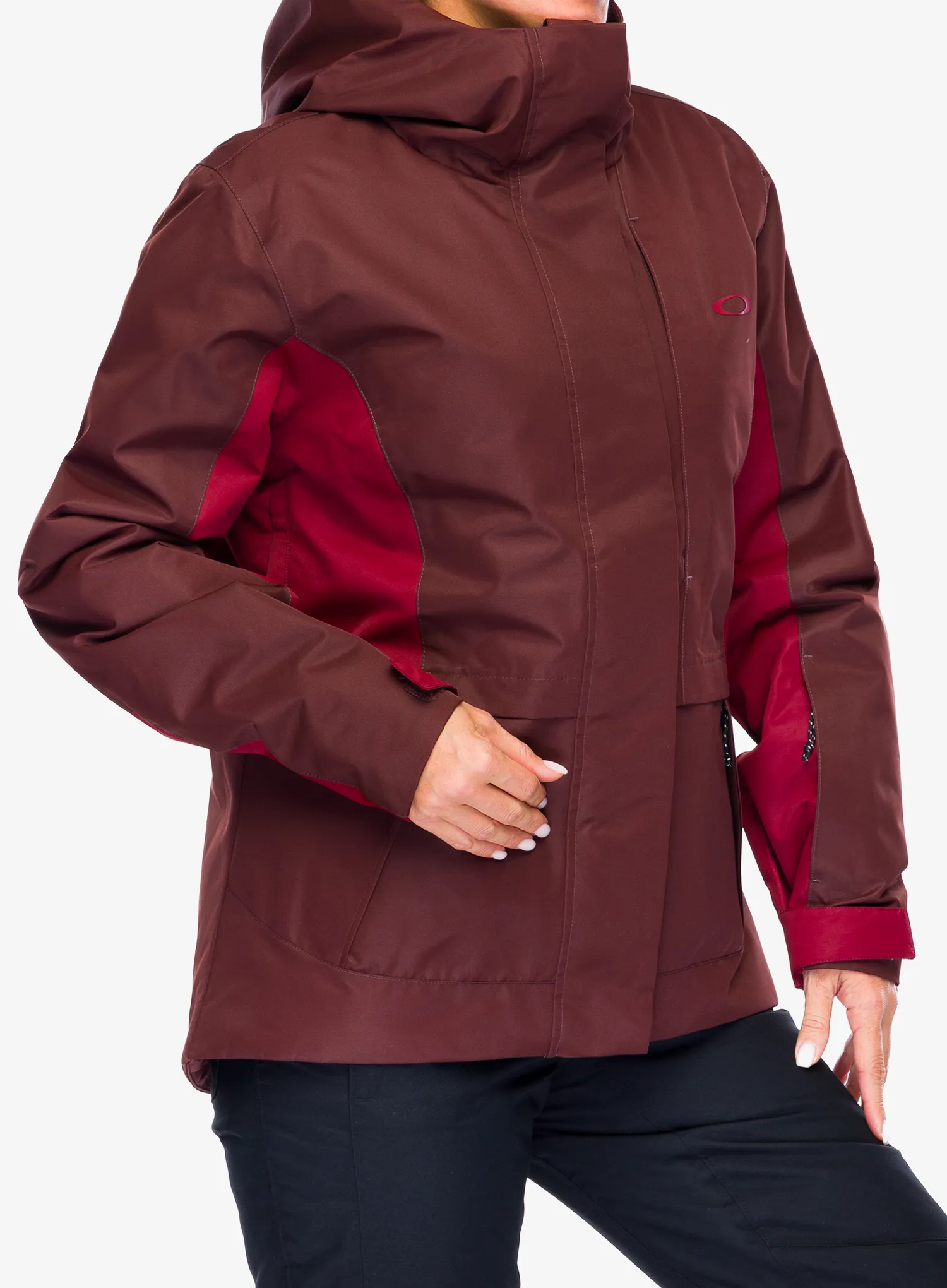 Ženska skijaška jakna Oakley Heavenly RC Jacket - grenache/iron red