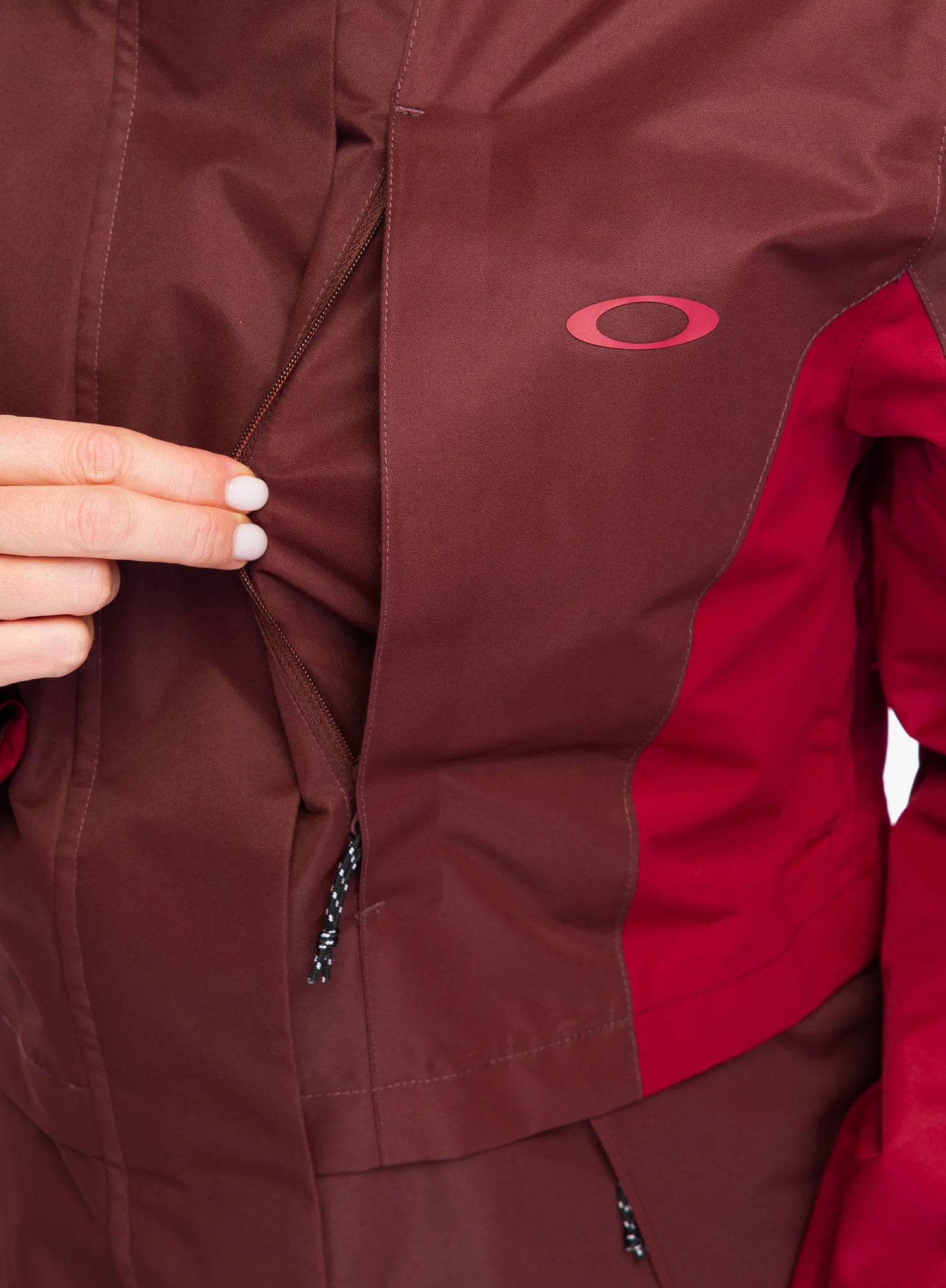 Ženska skijaška jakna Oakley Heavenly RC Jacket - grenache/iron red