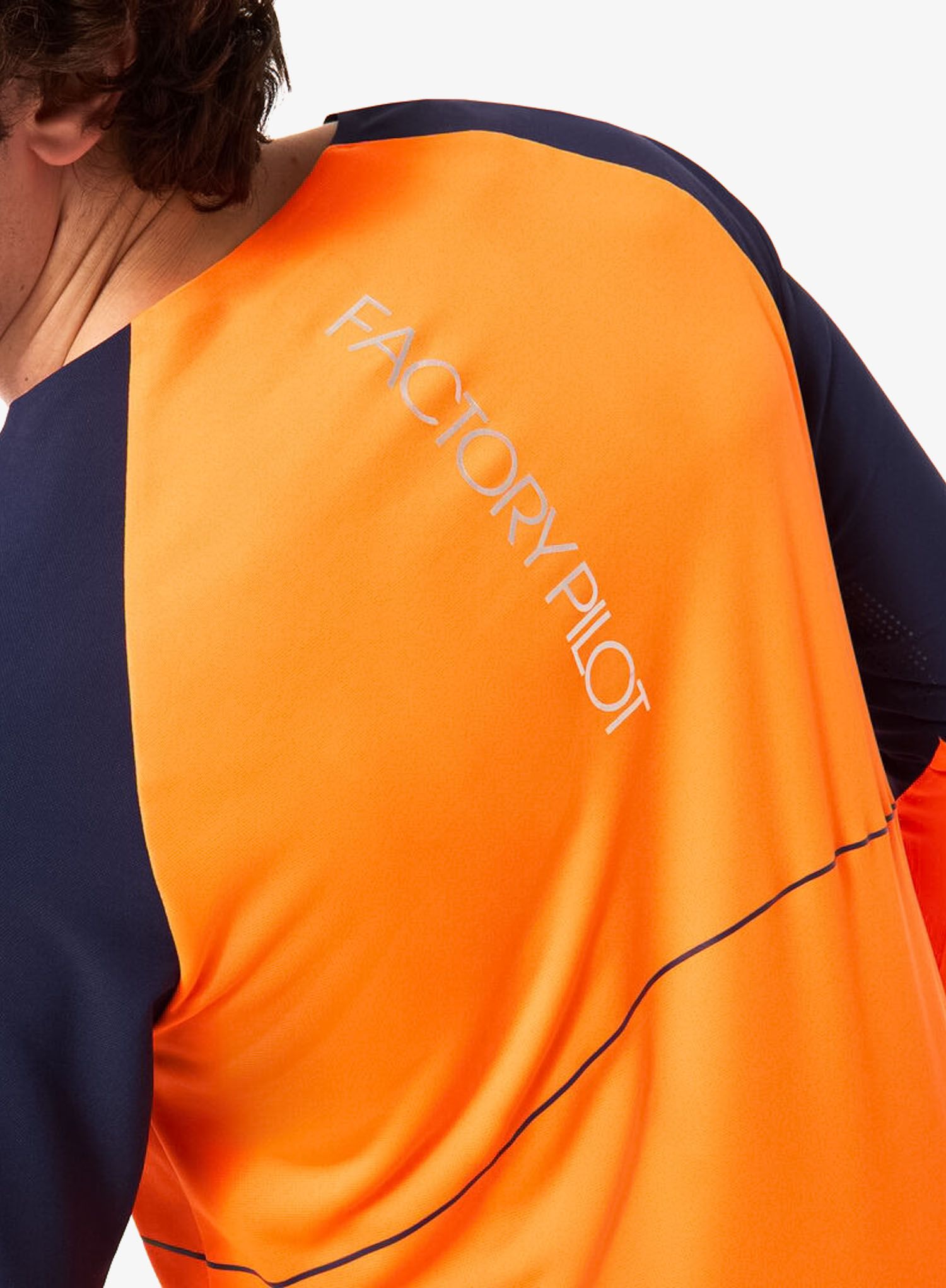 Dukserica enduro Oakley Maven Scrub LS Jersey - orange/blue