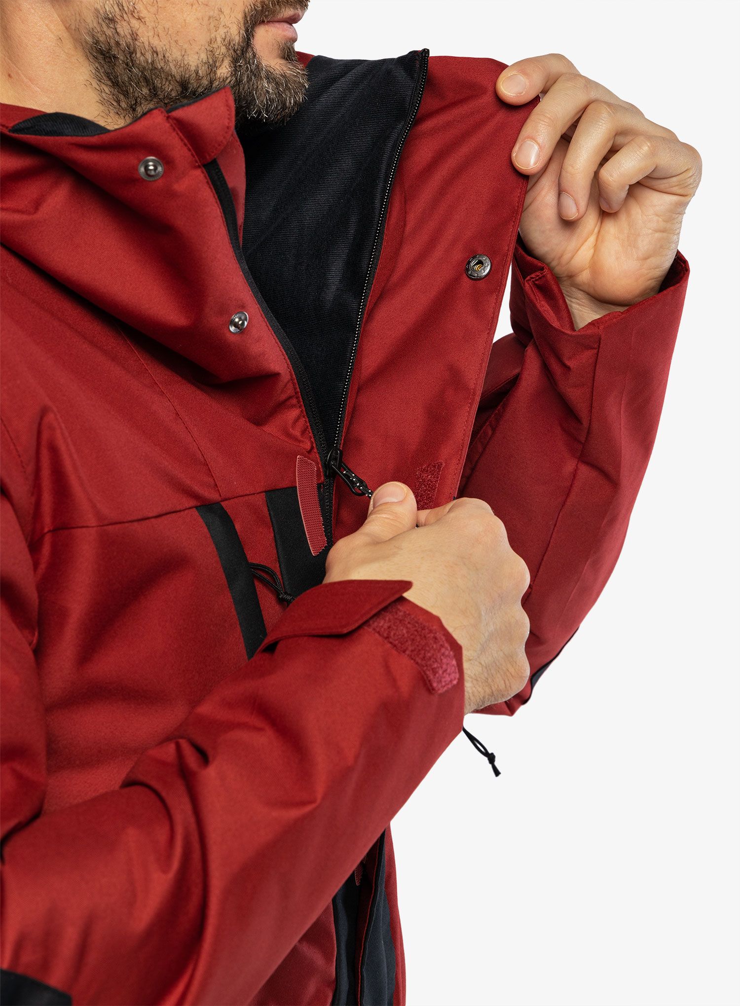 Jakna s postavom Oakley Sierra Insulated Jacket - iron red/blackout