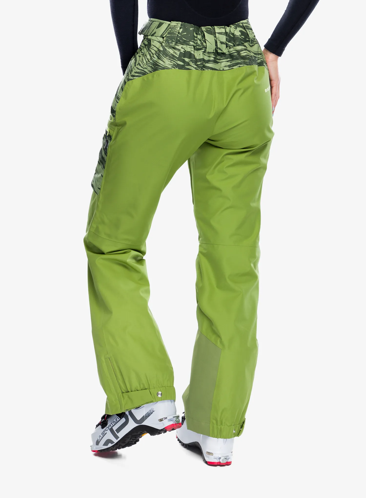 Ženske hlače Oakley TC Juno Reduct Shell Pant 2.0 - duality swirl dbl green