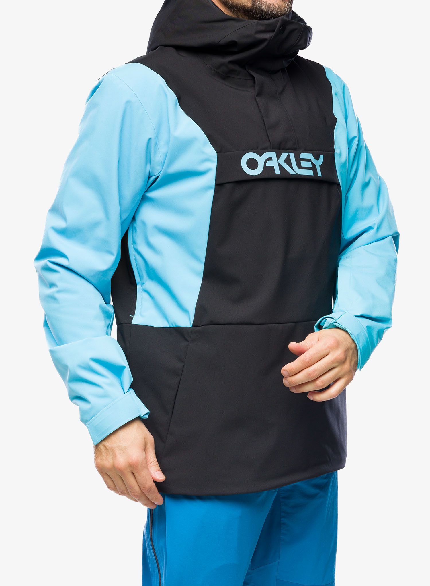 Skijaška jakna Oakley TNP TBT Insulated Anorak - black/bright blue