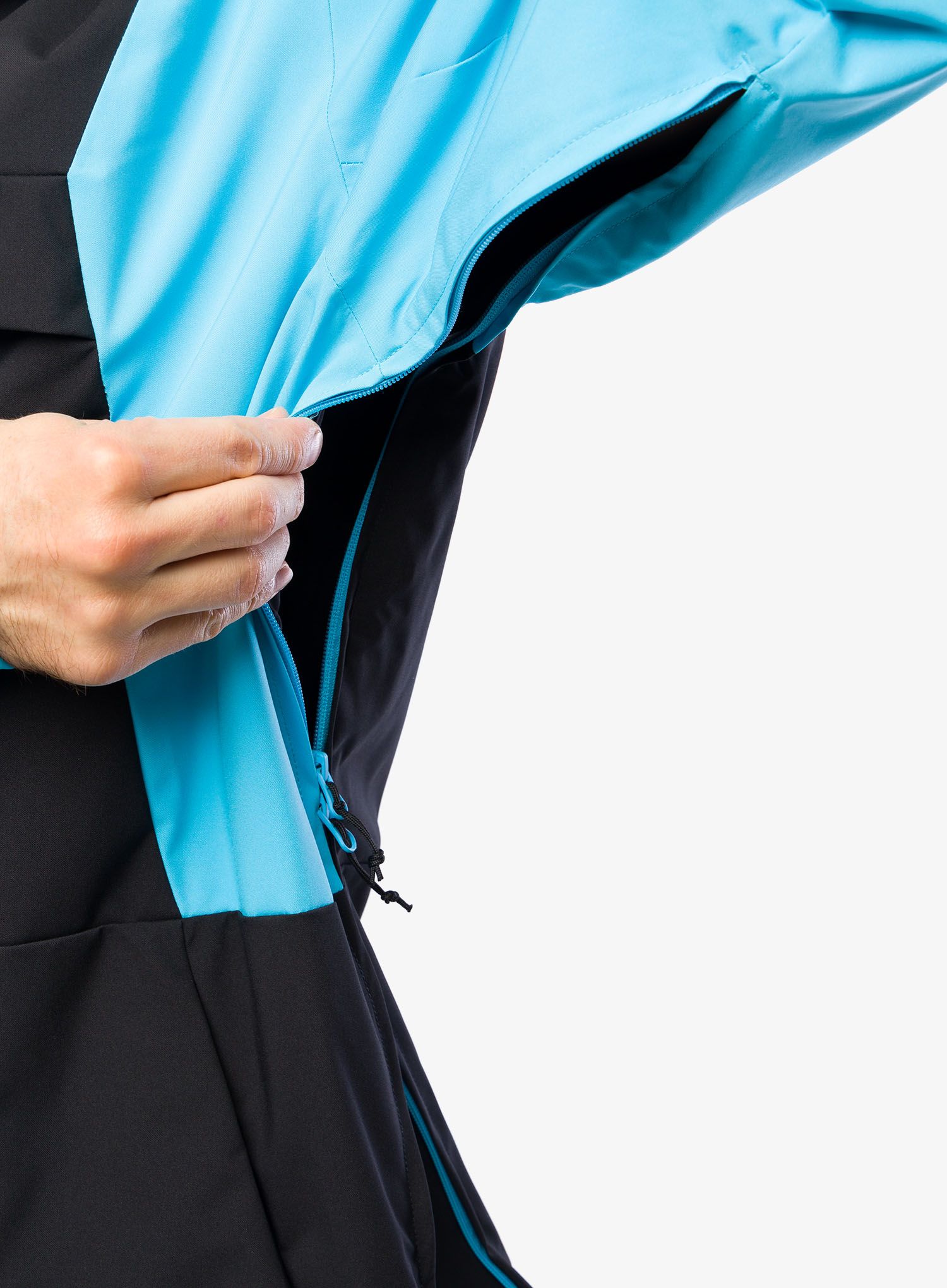 Skijaška jakna Oakley TNP TBT Insulated Anorak - black/bright blue