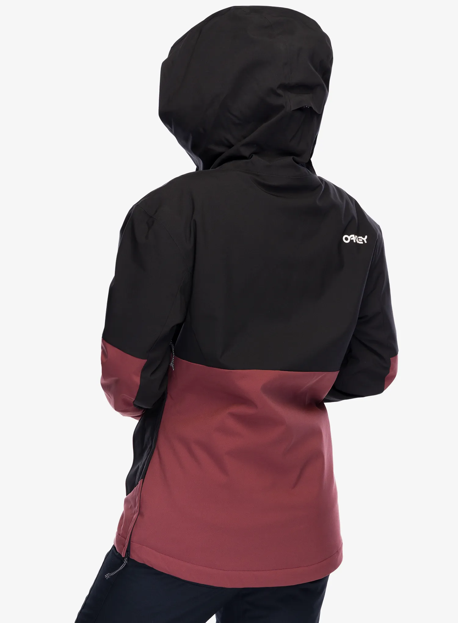 Jakna s postavom ženska Oakley TNP TBT Insulated Anorak - blackout/grenache