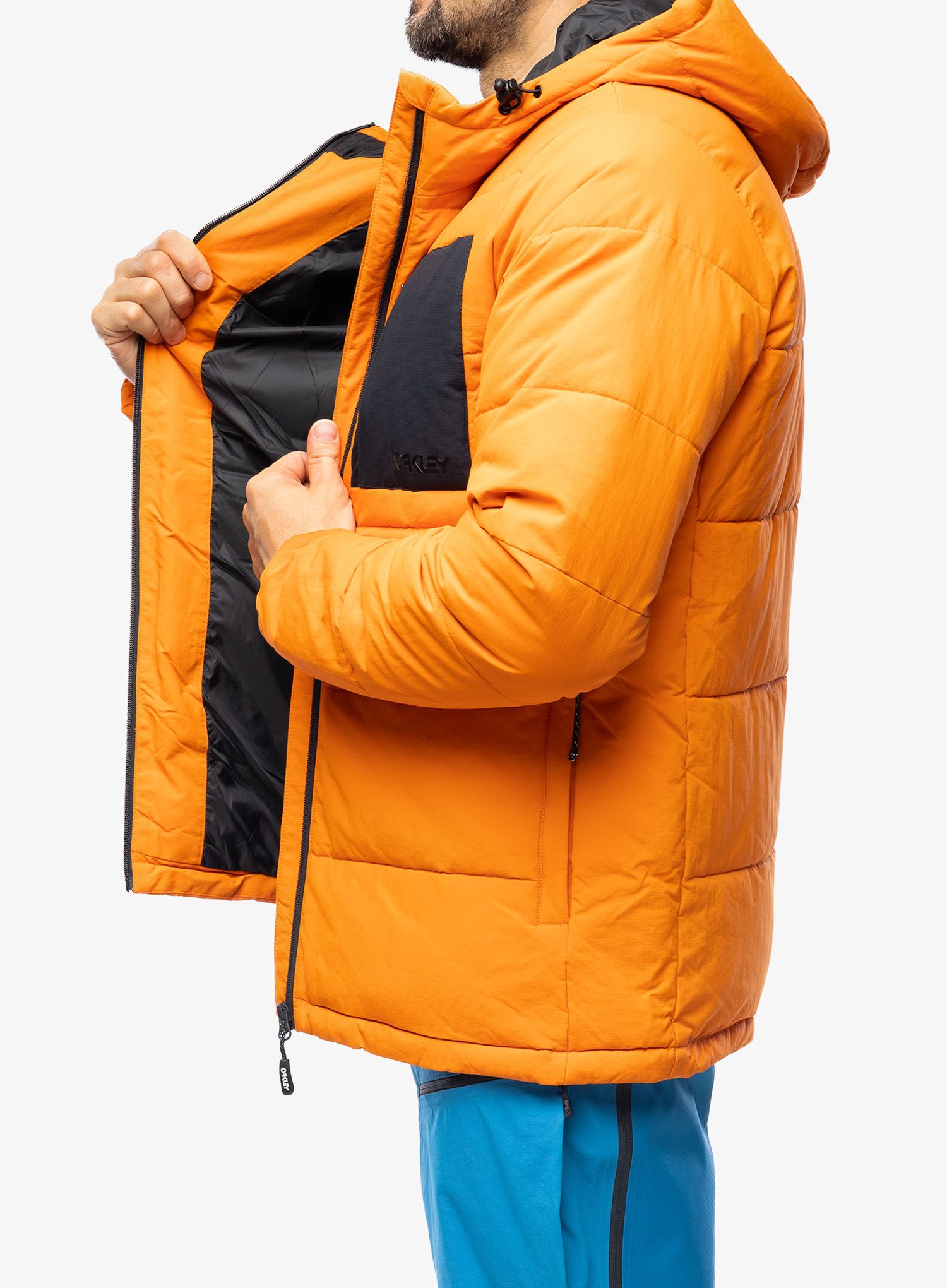 Jakna s postavom Oakley Tahoe Puffy RC Jacket - burnt orange
