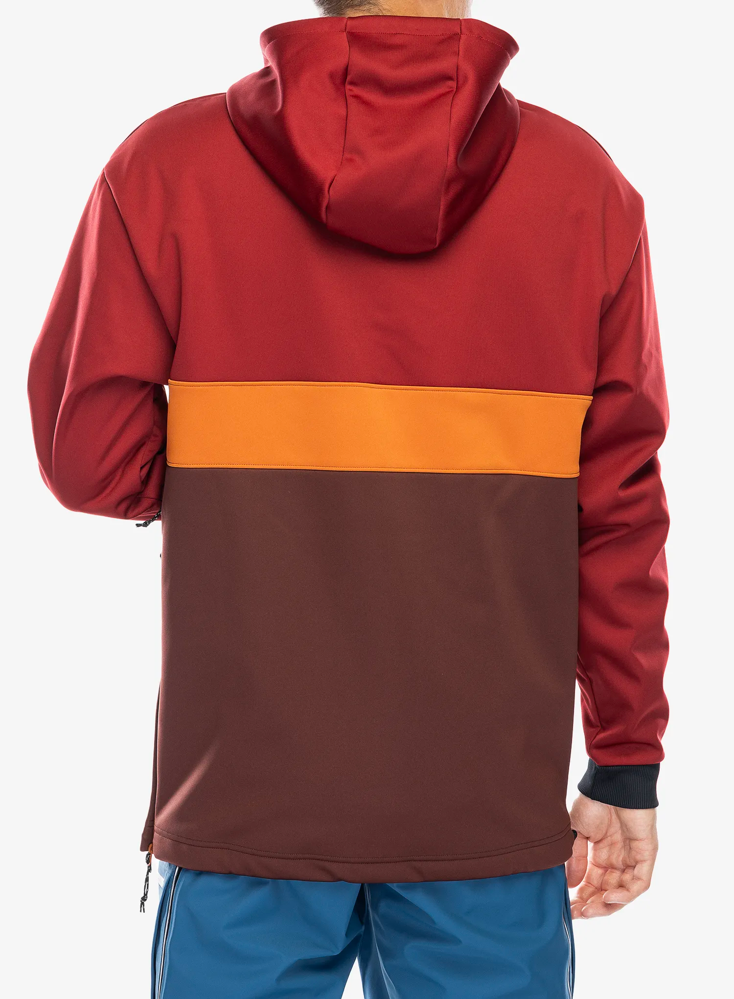 Skijaška jakna Oakley Tnp Nose Grab Softshell Hoodie - grenache/iron red