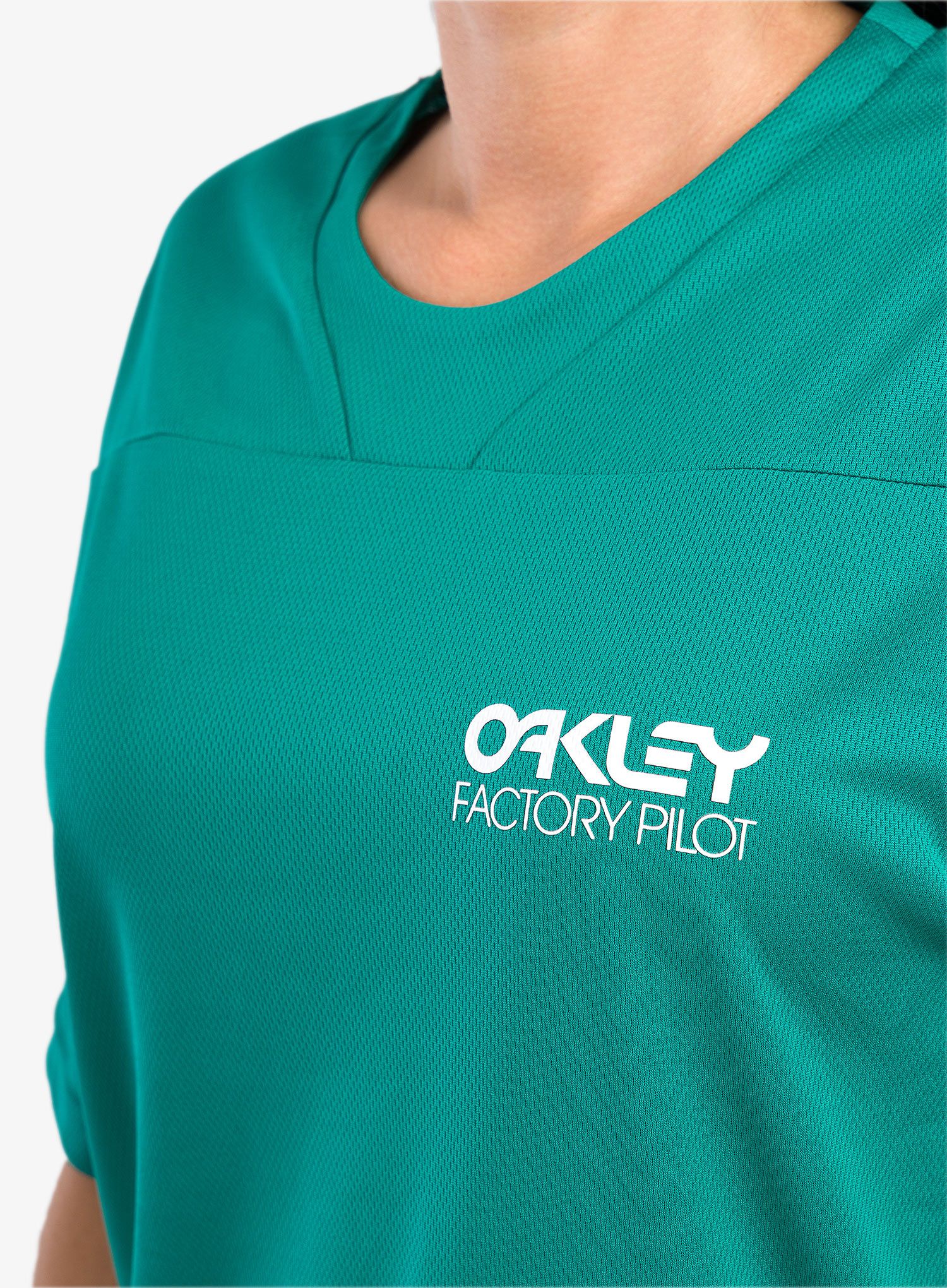 Ženska majica Oakley Factory Pilot Lite Ss Ii - green lake