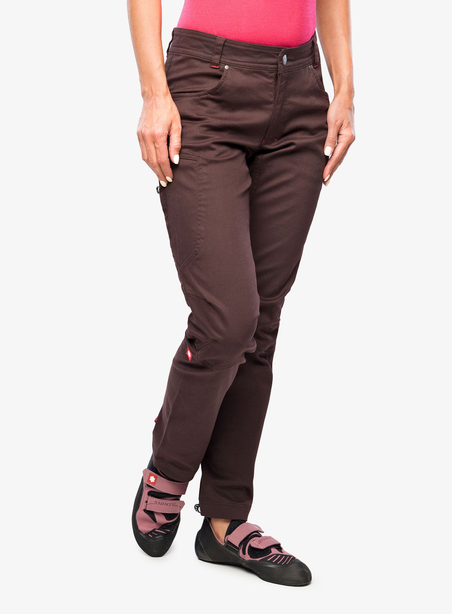 Penjačke hlače Ocun Cronos Pants - brown chocolate plum