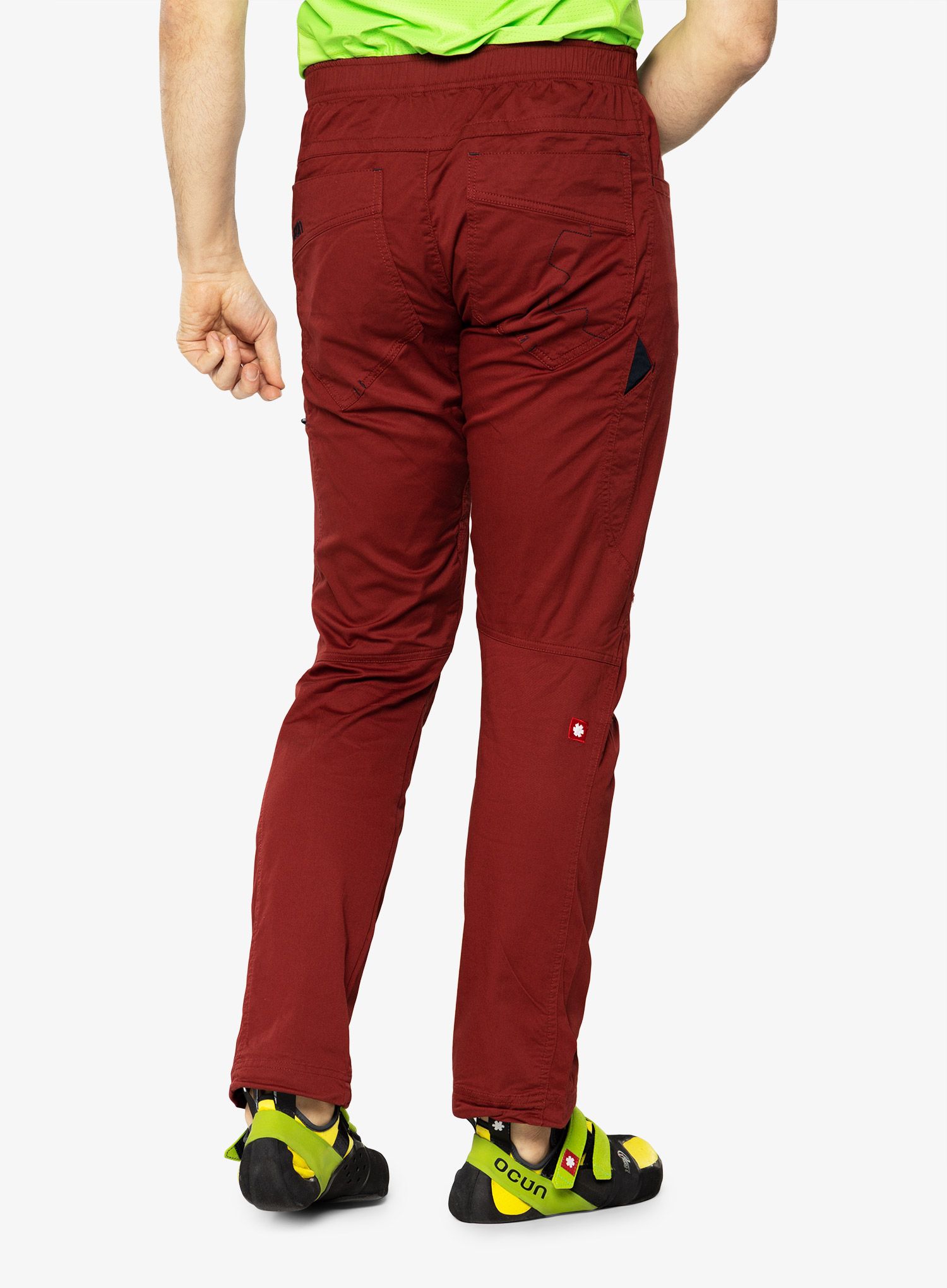 Penjačke hlače Ocun Drago Organic Pants - wine syrah
