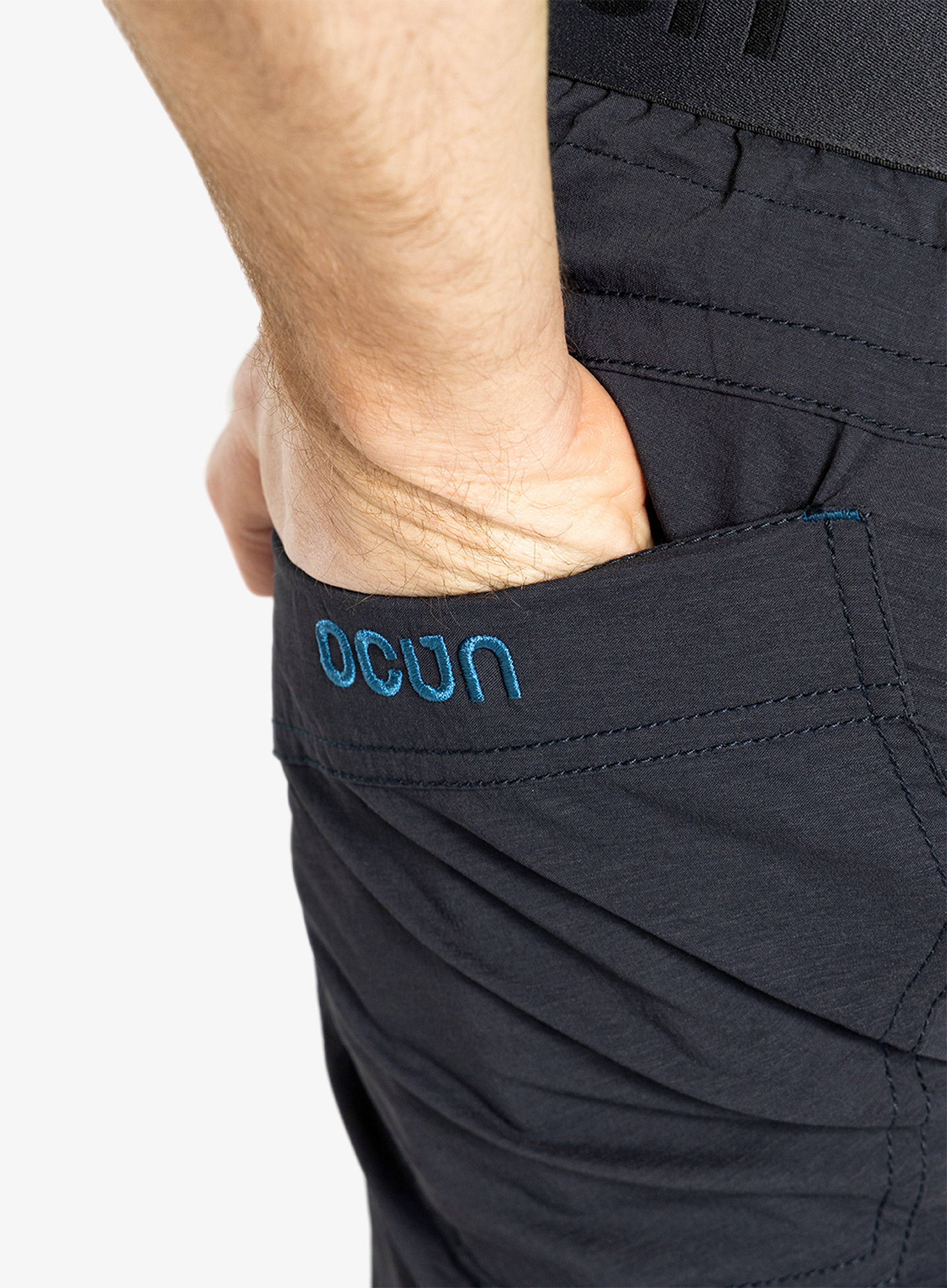 Muške penjačke kratke hlače Ocun Mania Eco Shorts - anthracite dark navy