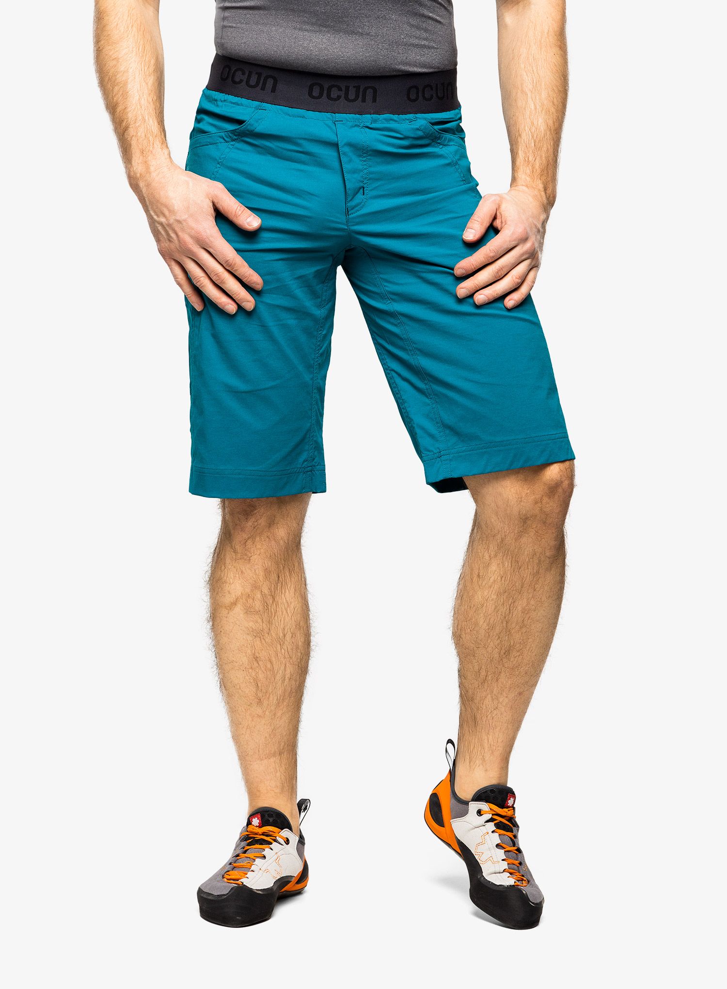 Penjačke kratke hlače Ocun Mania Eco Shorts - turquoise deep lagoon