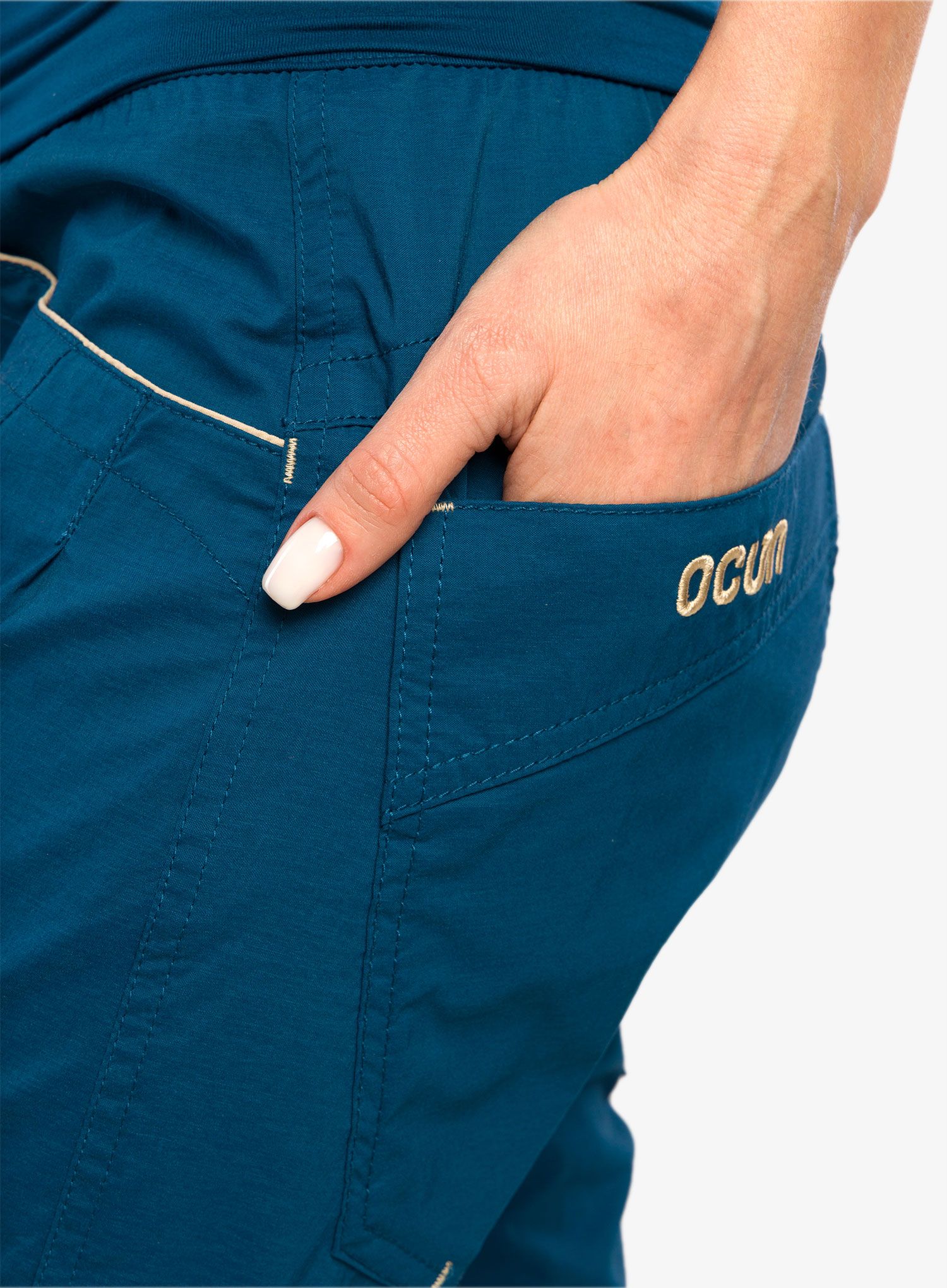 Ženske penjačke kratke hlače Ocun Noya Eco Shorts - blue opal