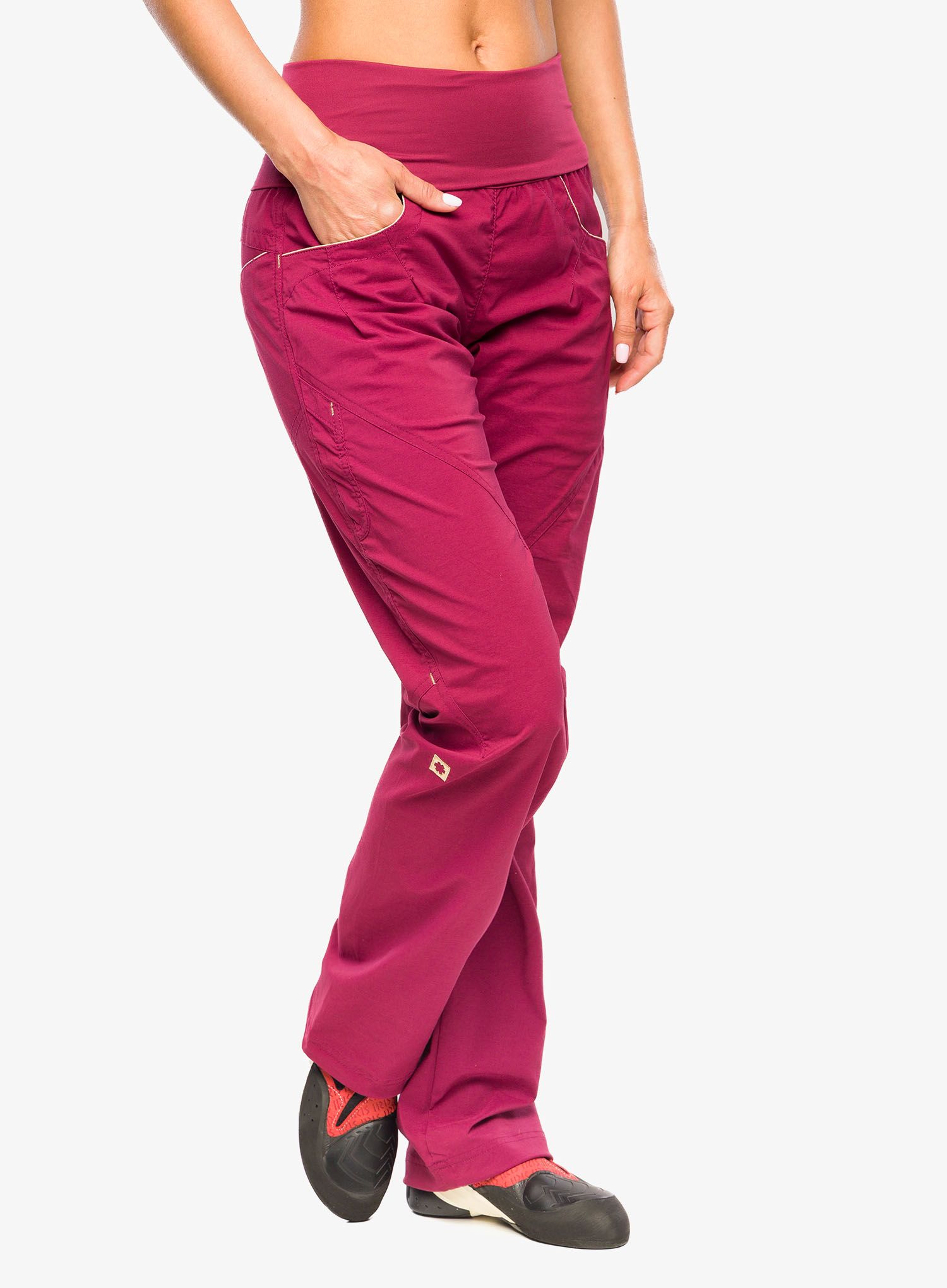 Ženske penjačke hlače Ocun Noya Pants - wine rhododendron