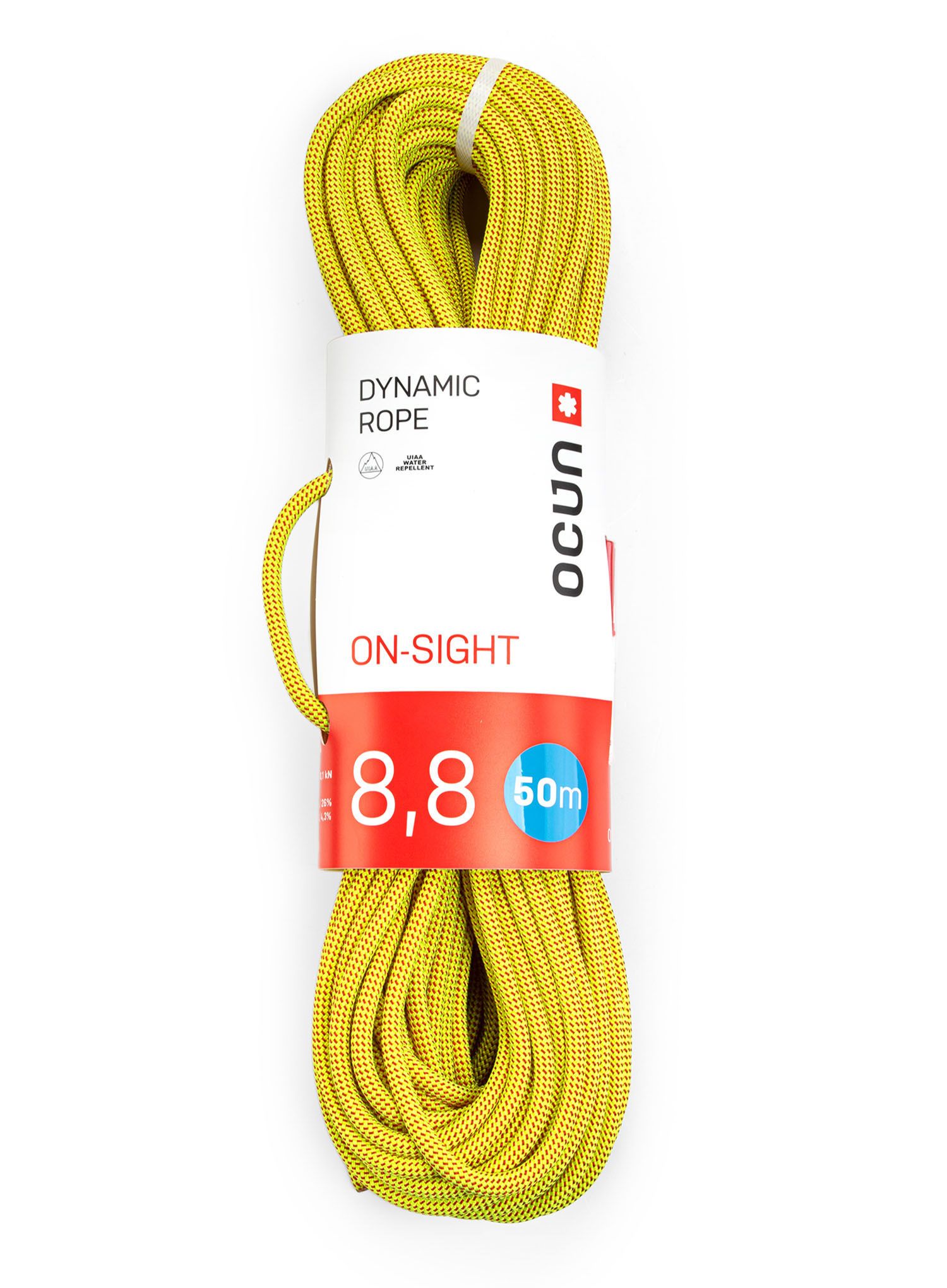 Uže za penjanje Ocun ON-SIGHT 8,8 mm 50m - orange/yellow