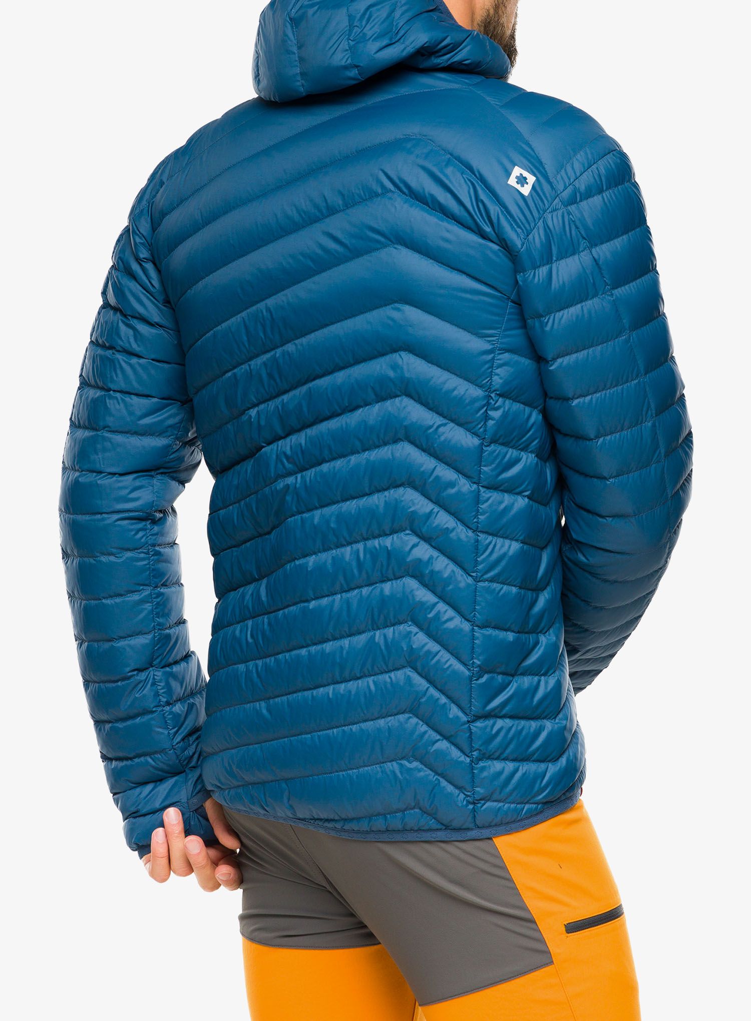 Pernata jakna Ocun Tsunami Eco - blue opal/iron gate