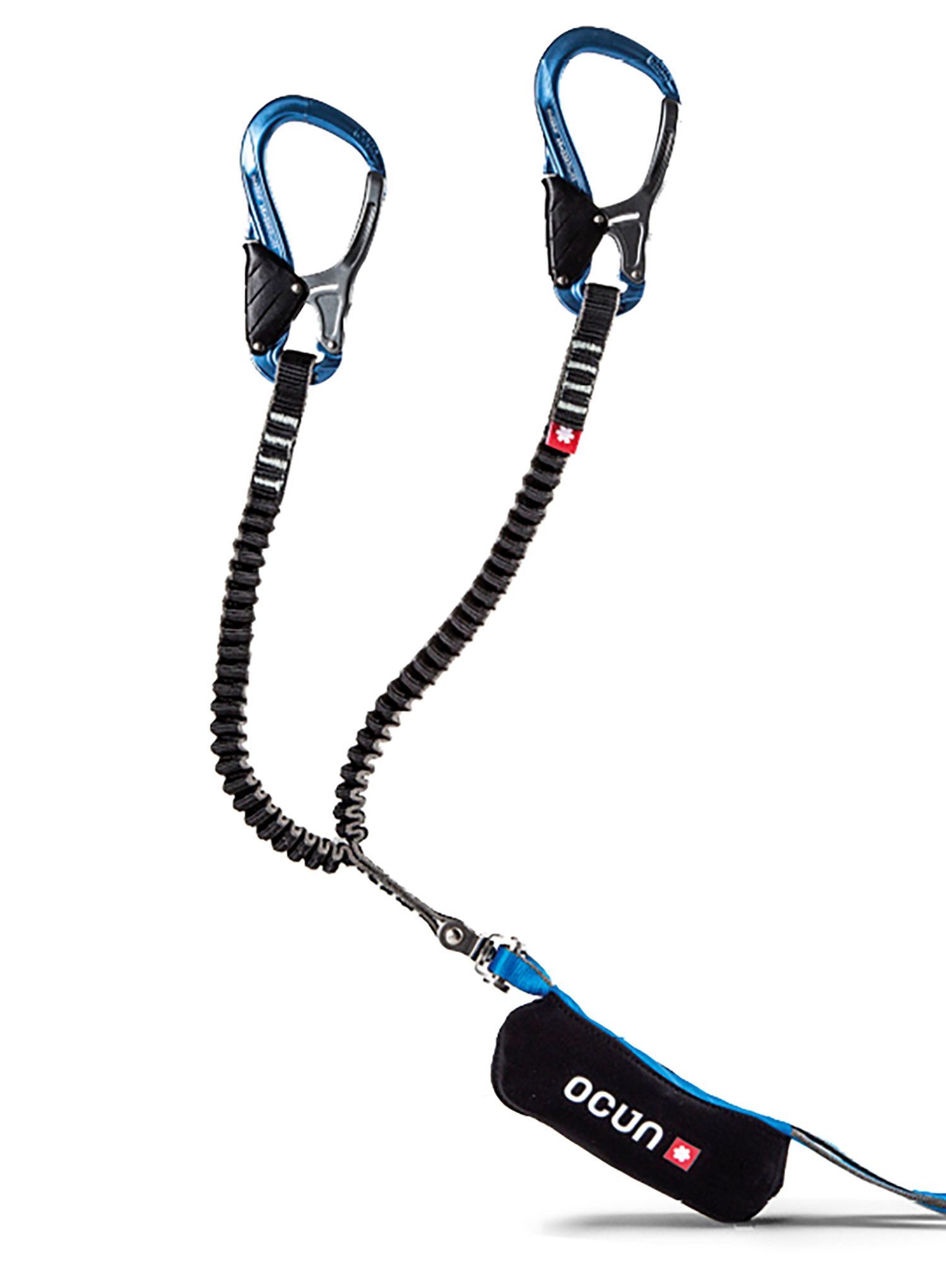 Set via ferrata Ocun Via Ferrata Twist Tech Captur Pro Swivel Set - grey/blue