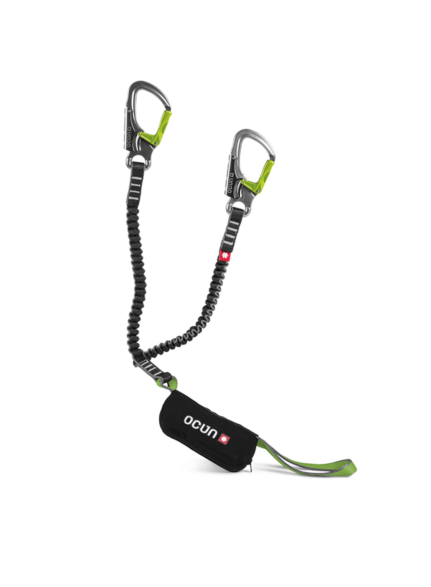 Set via ferrata Ocun Via Ferrata Twist + Chest Set - green
