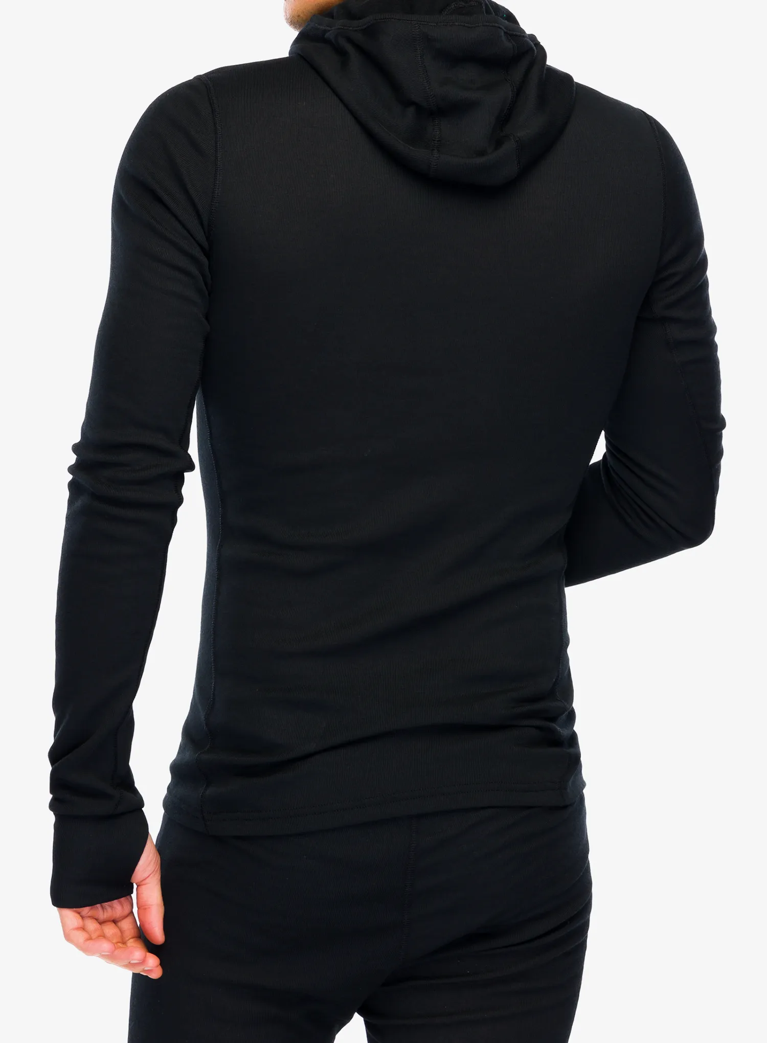 Termoaktivna dukserica Odlo Active Warm BL Top Facemask LS - black