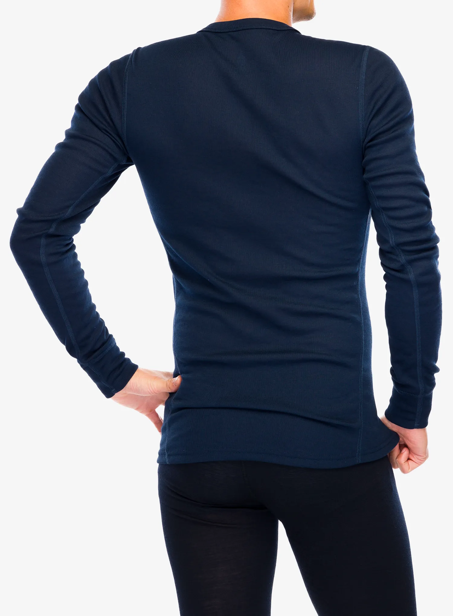 Termoaktivna dukserica Odlo Active Warm Eco BL Top Crew Neck LS - dark sapphire