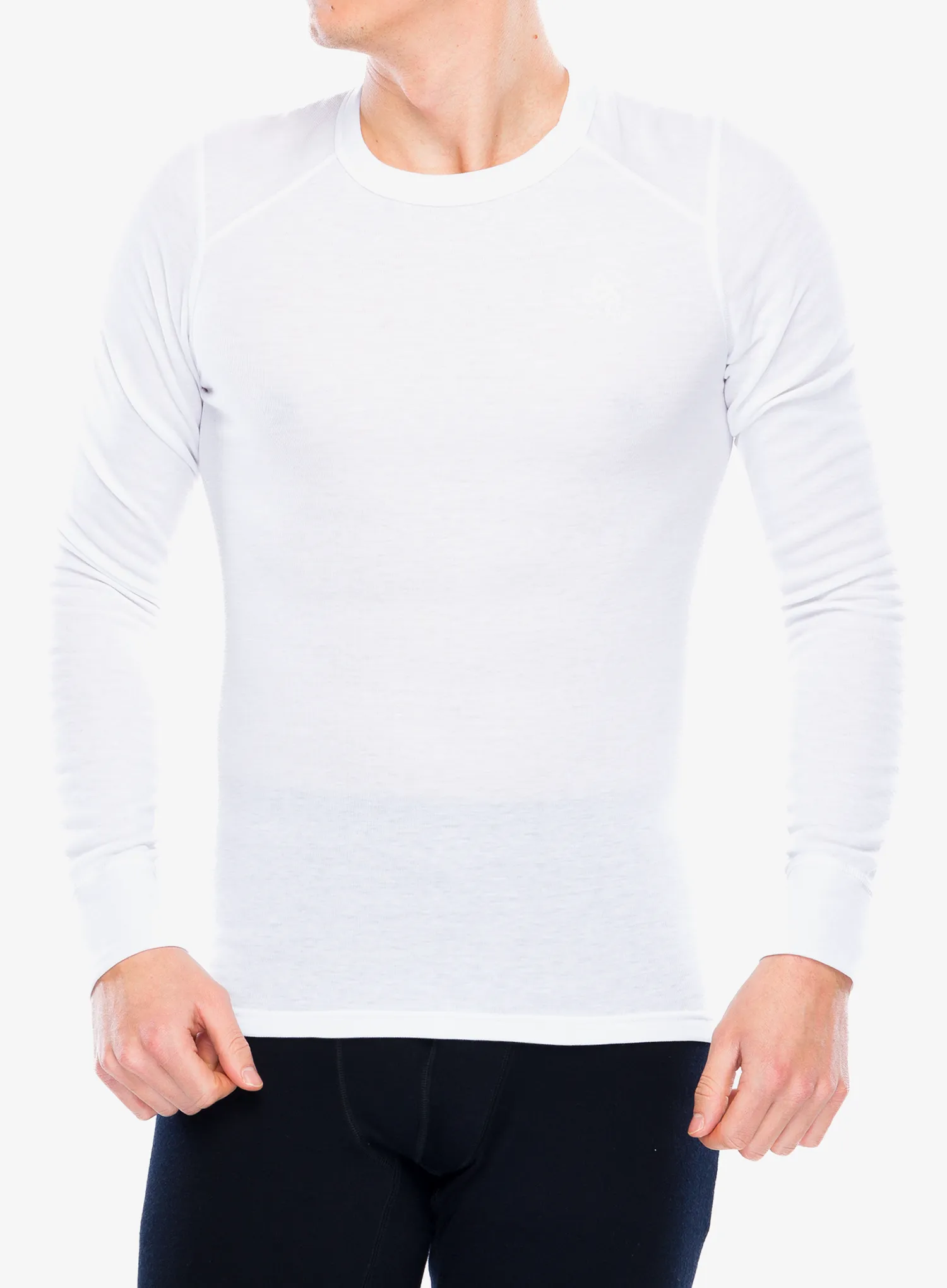 Termoaktivna dukserica Odlo Active Warm Eco BL Top Crew Neck LS - white