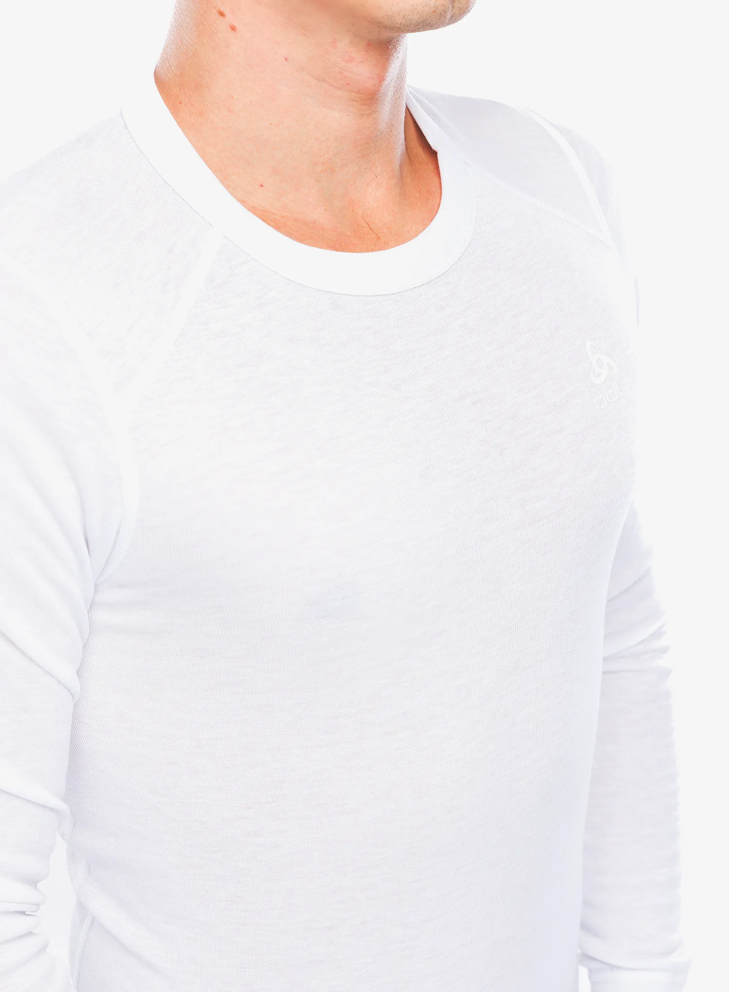 Termoaktivna dukserica Odlo Active Warm Eco BL Top Crew Neck LS - white