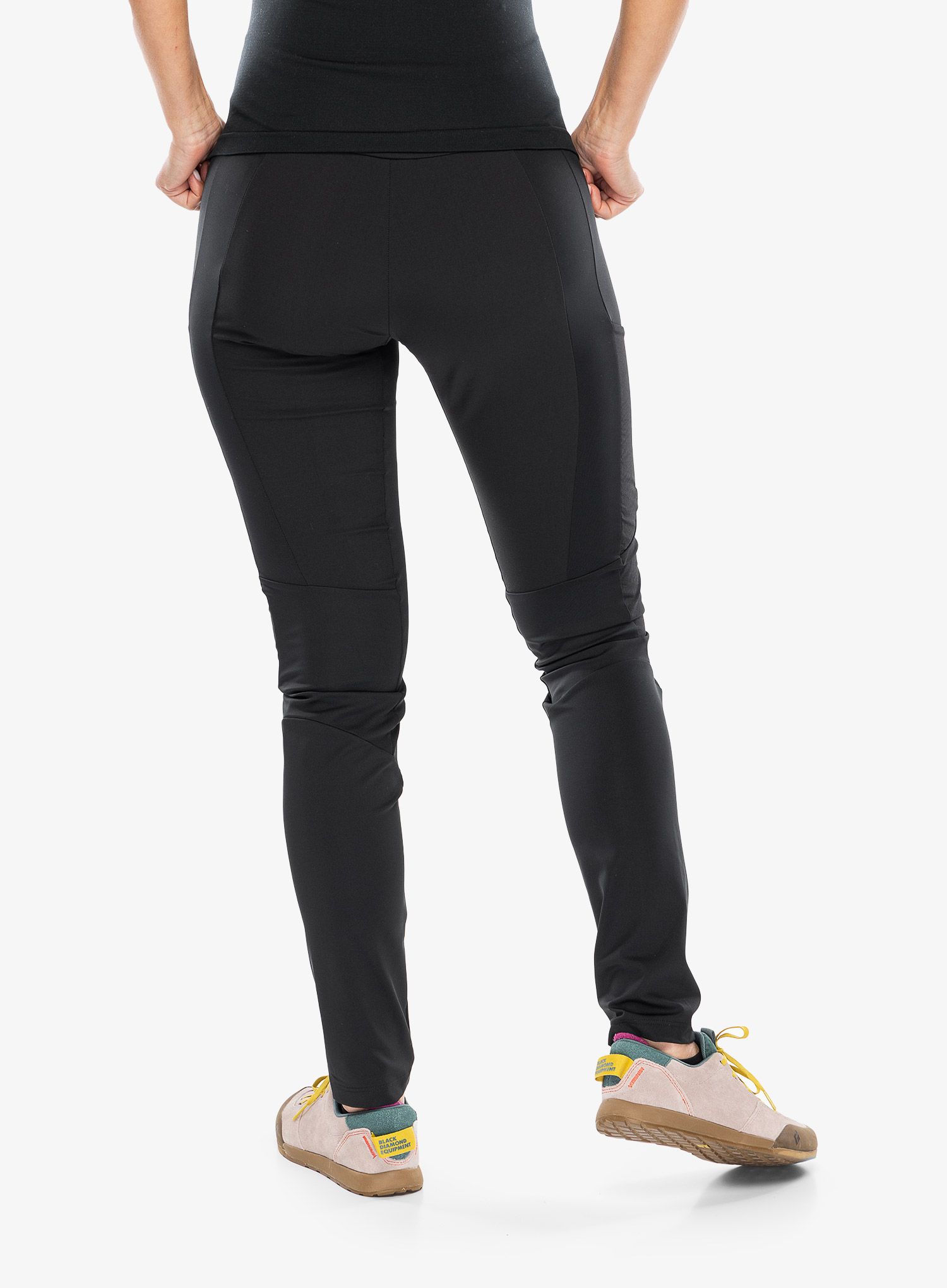 Ženske tajice Odlo Ascent Tights  - black