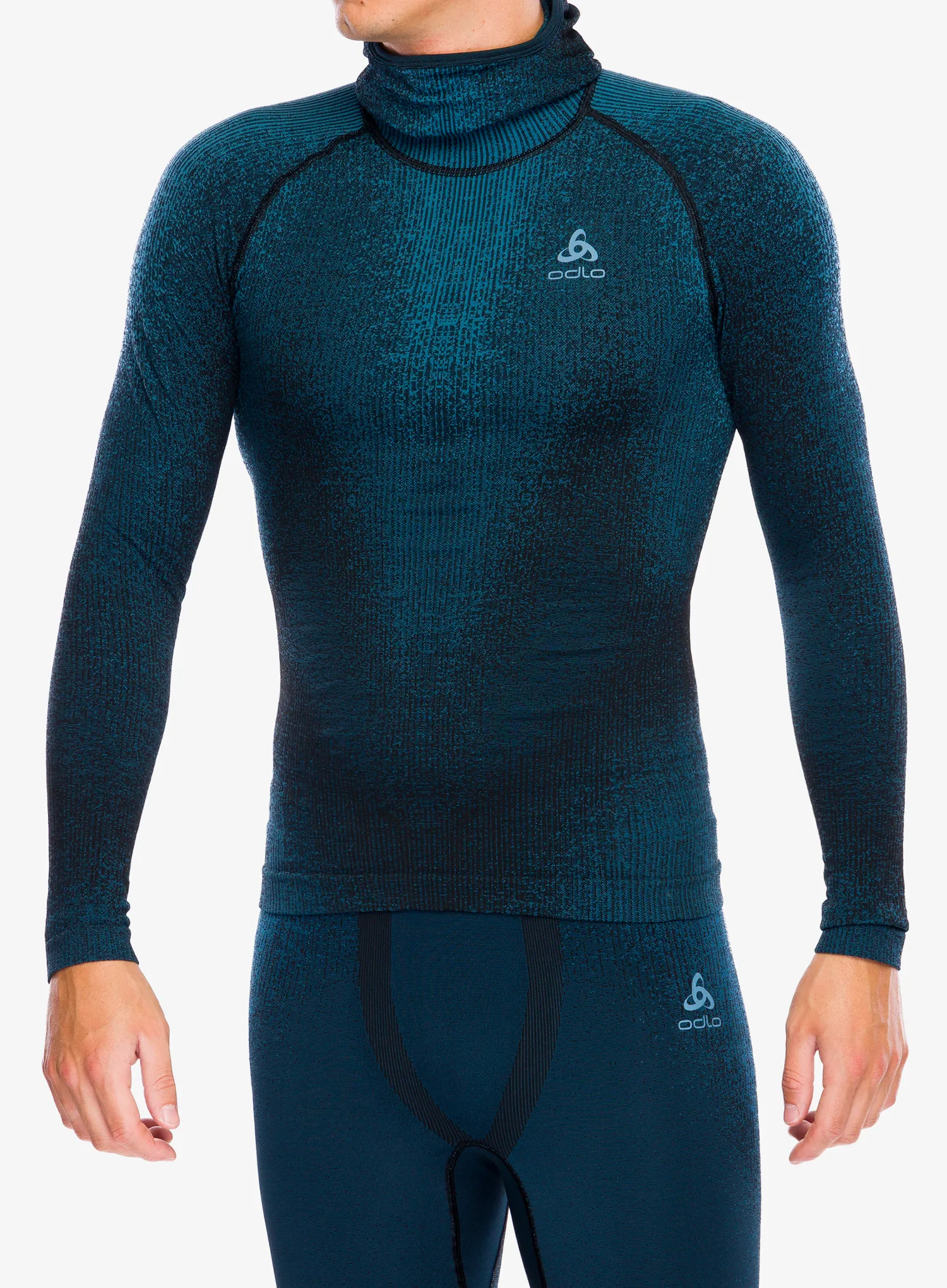 Termoaktivna dukserica Odlo Blackcomb Eco BL Top Facemask LS