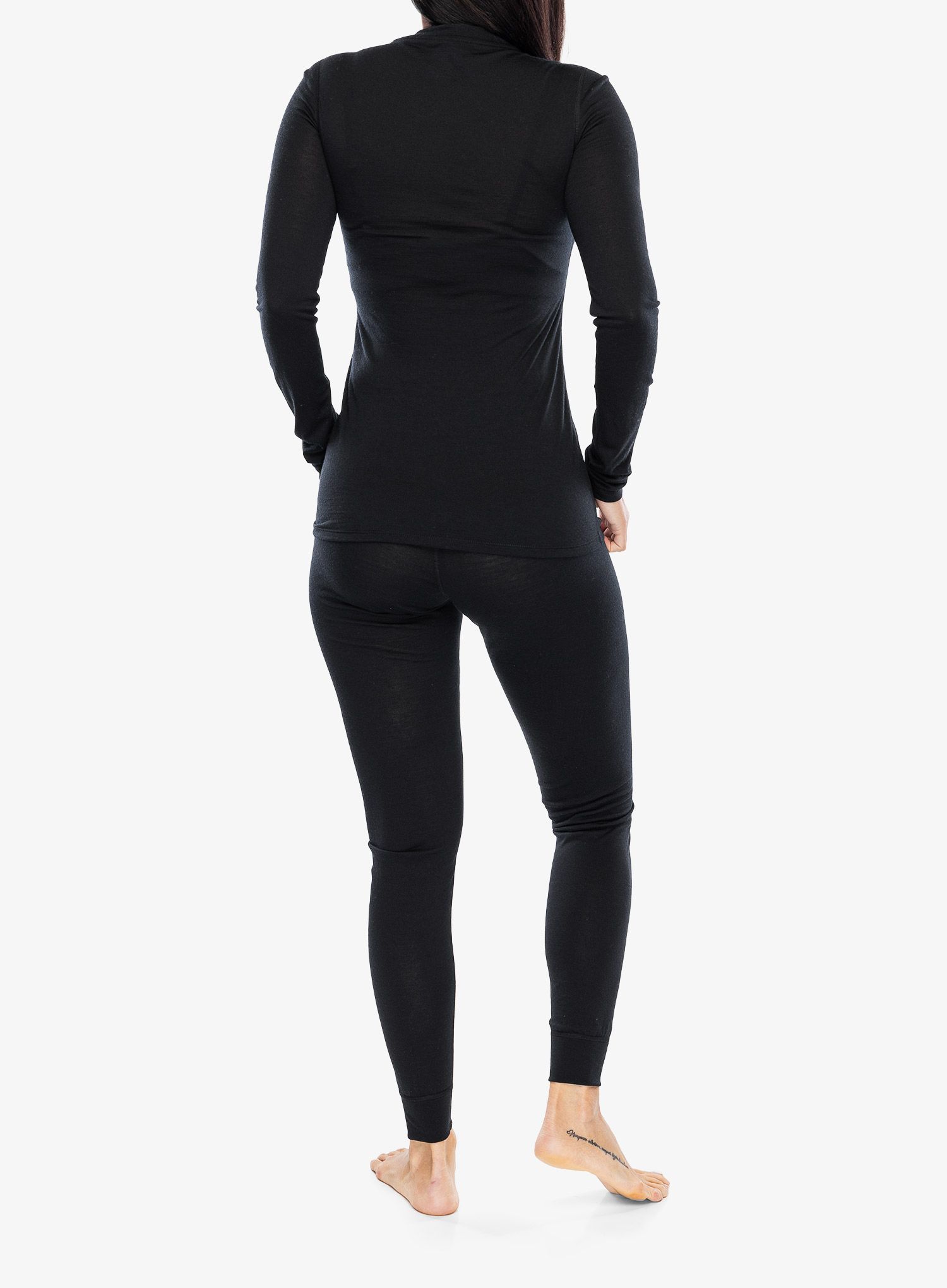 Ženska termoaktivna dukserica Odlo Merino 160 BL Top Crew Neck LS - black