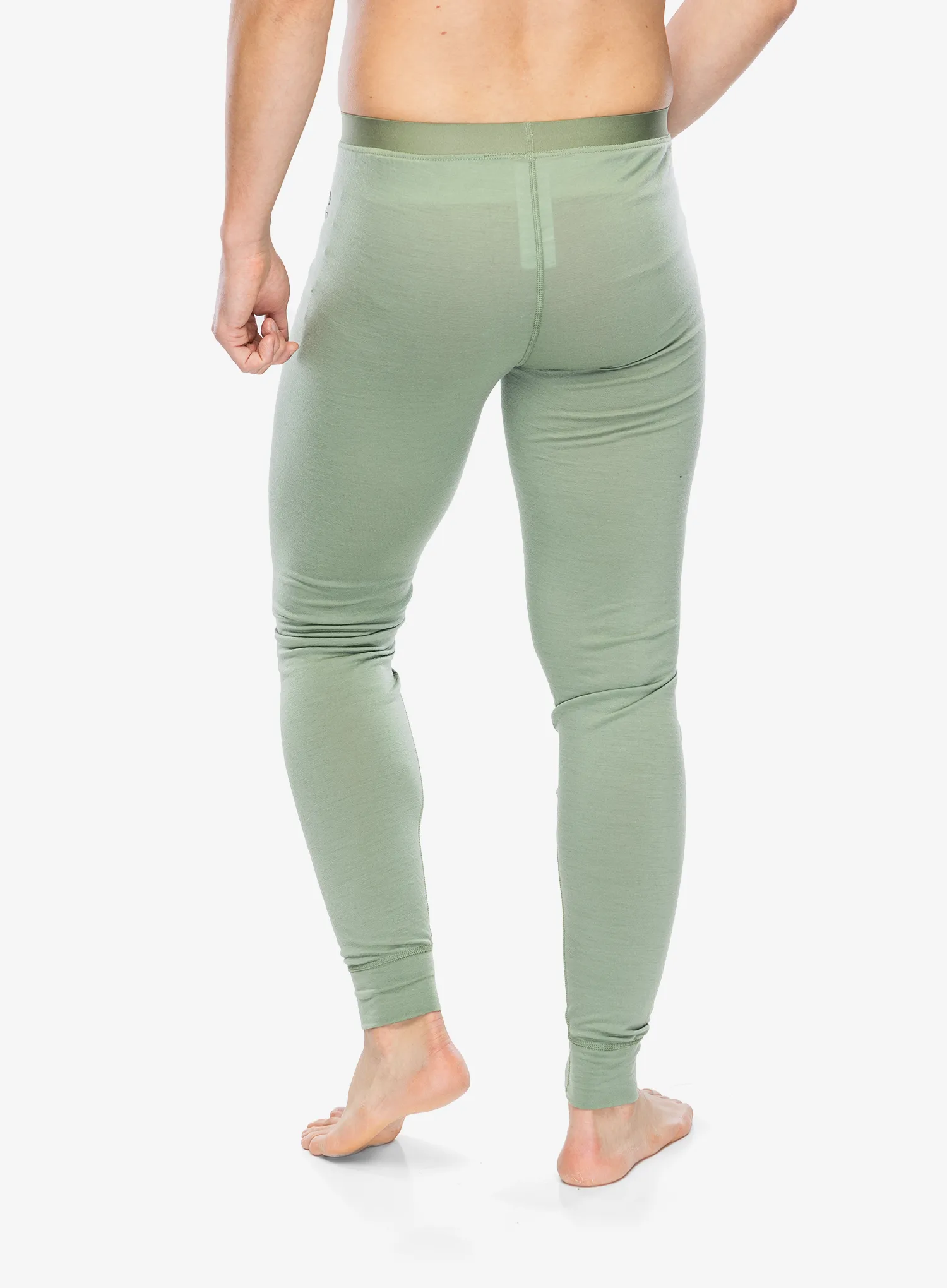 Termo tajice Odlo Merino 200 BL Bottom Long - matte green
