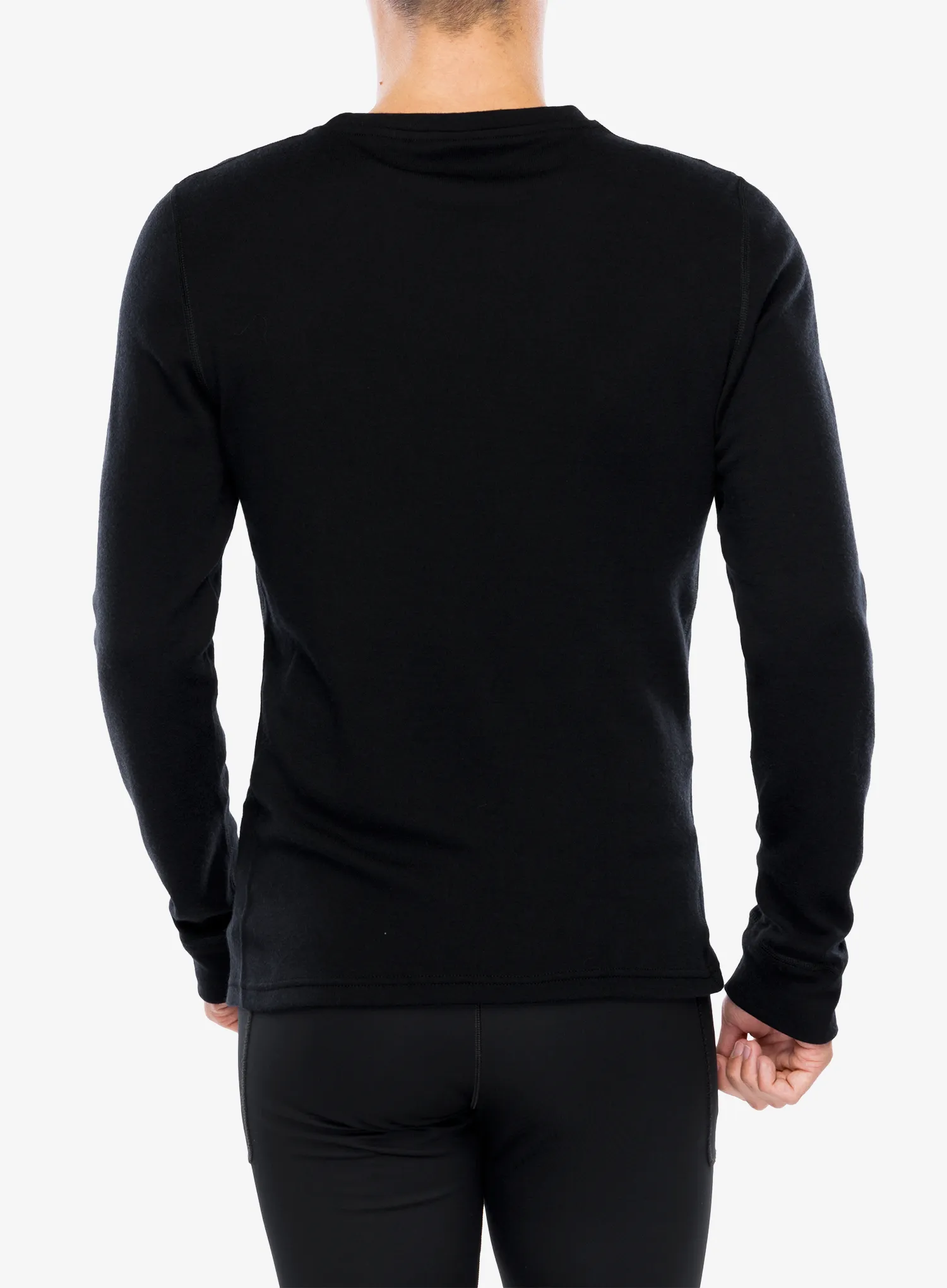 Termoaktivna dukserica Odlo Merino 260 BL Top Crew Neck LS - black