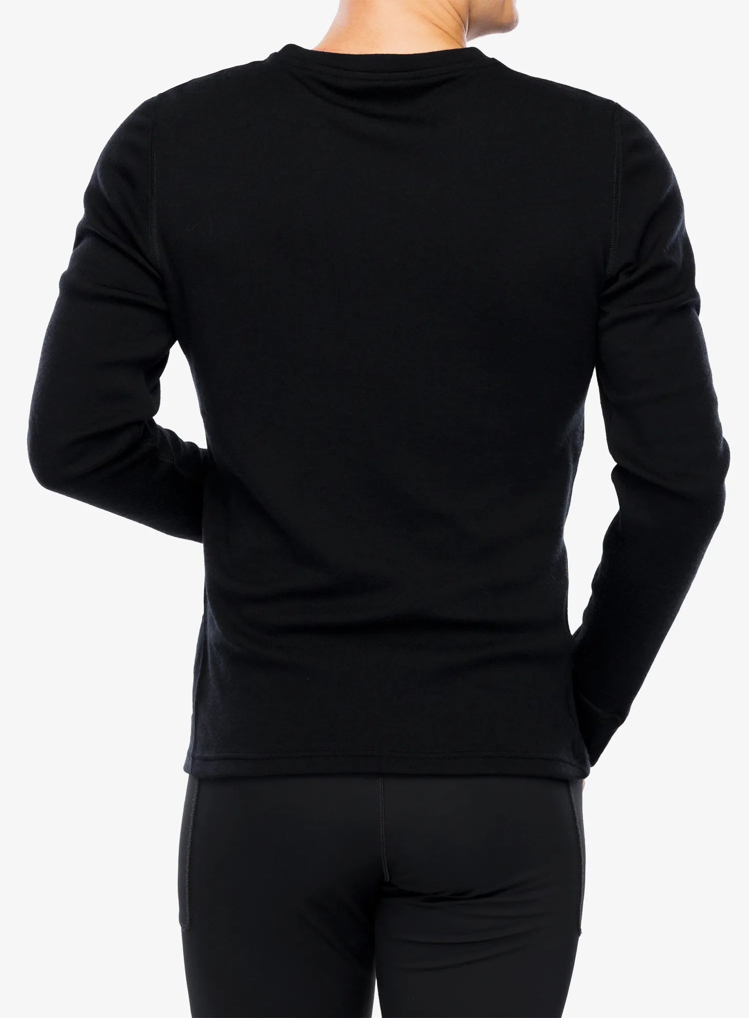 Termoaktivna dukserica Odlo Merino 260 BL Top Crew Neck LS - black