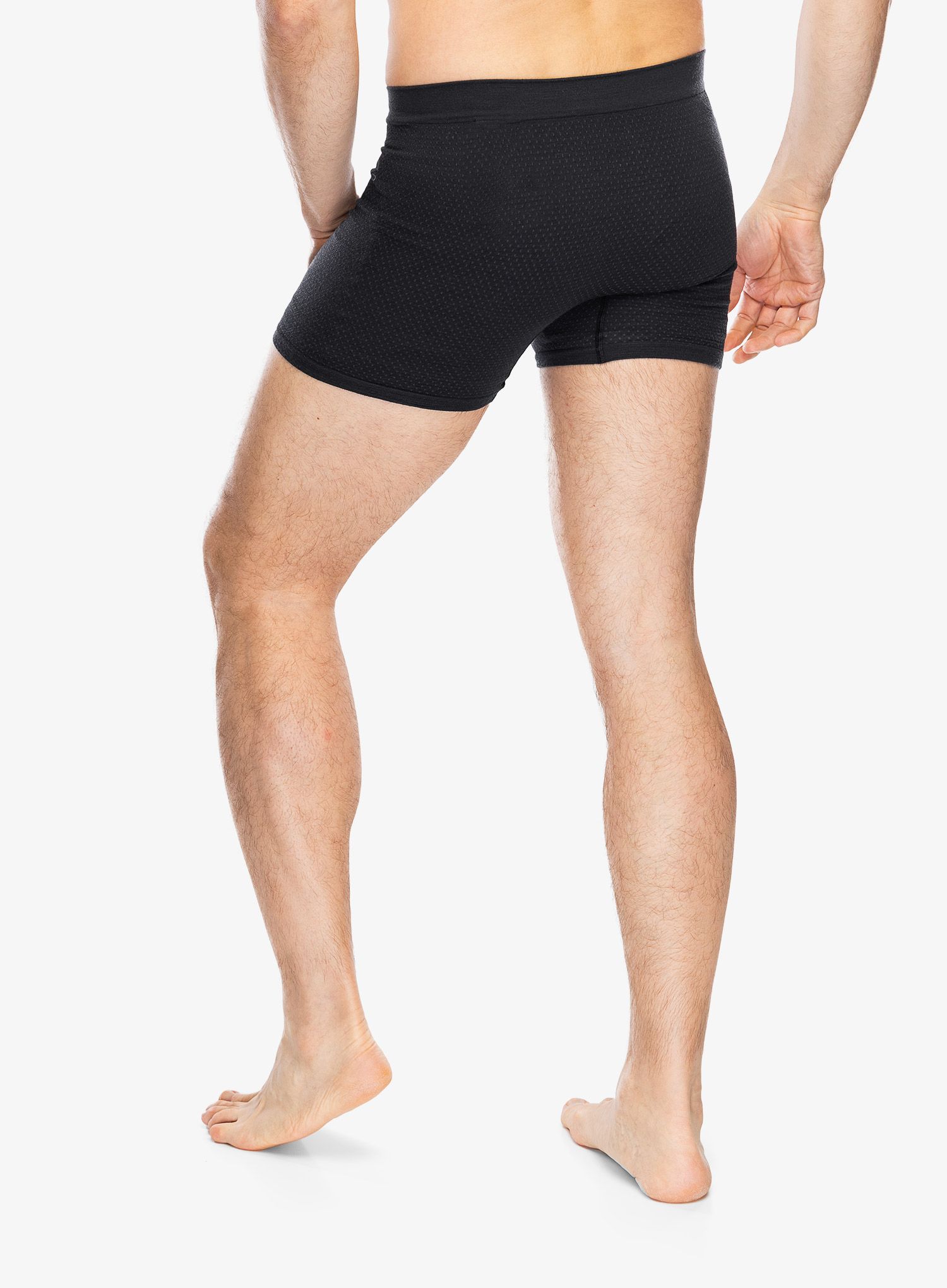 Termoaktivne bokserice Odlo Merino PW 140 Seamless Boxer - black