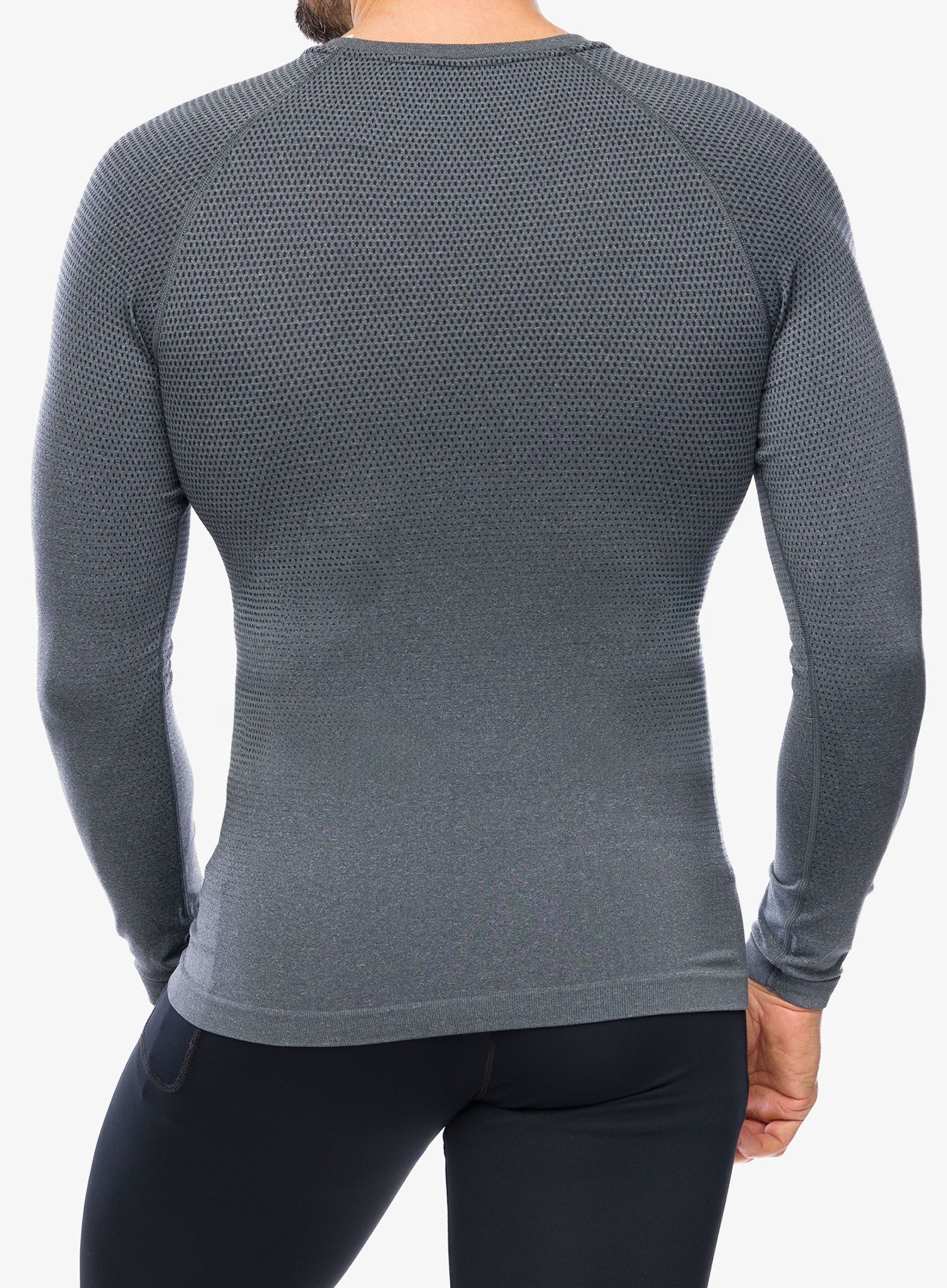 Termoaktivna dukserica Odlo Performance Light Eco BL Top Crew Neck LS - grey melange