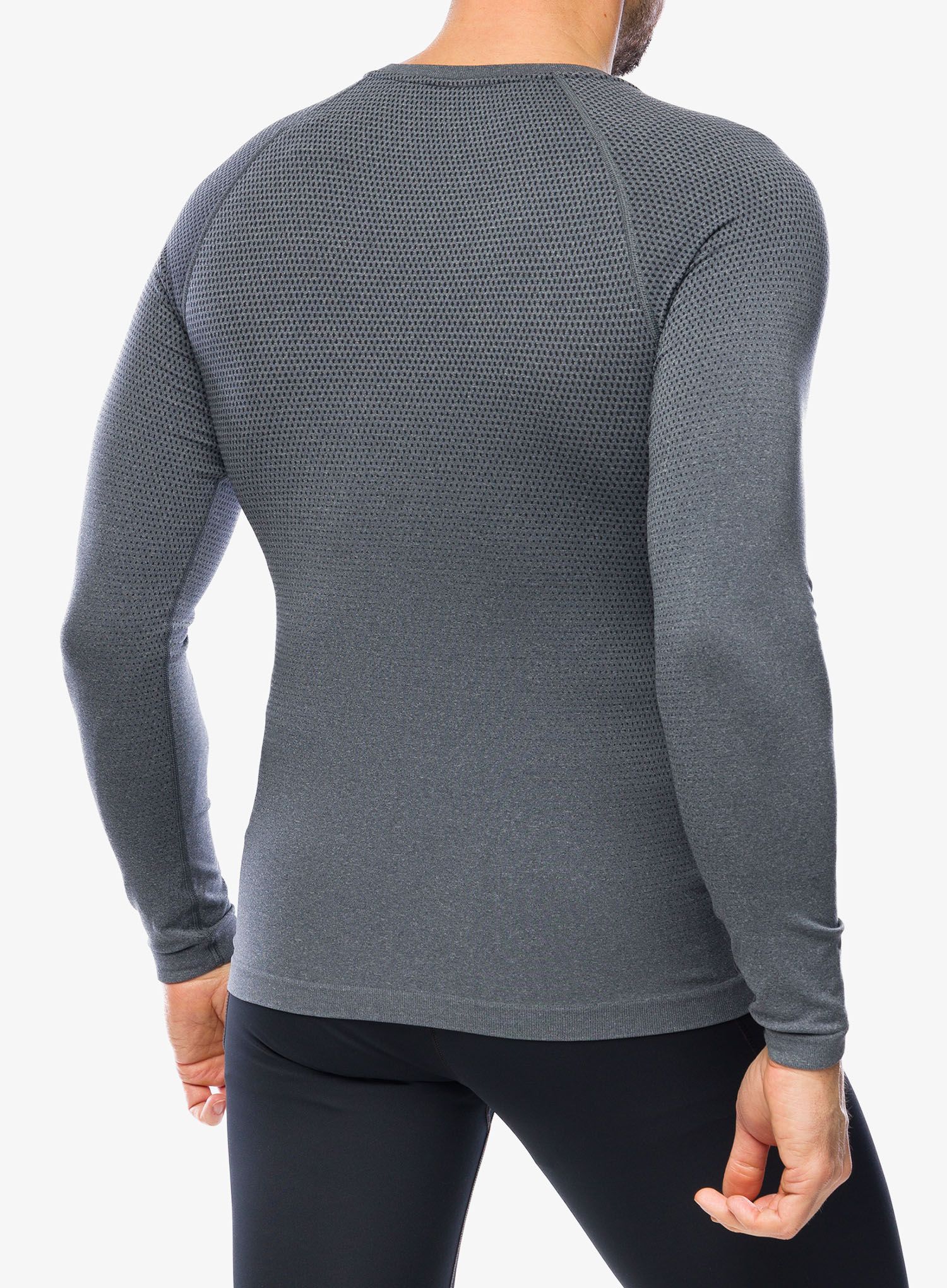 Termoaktivna dukserica Odlo Performance Light Eco BL Top Crew Neck LS - grey melange