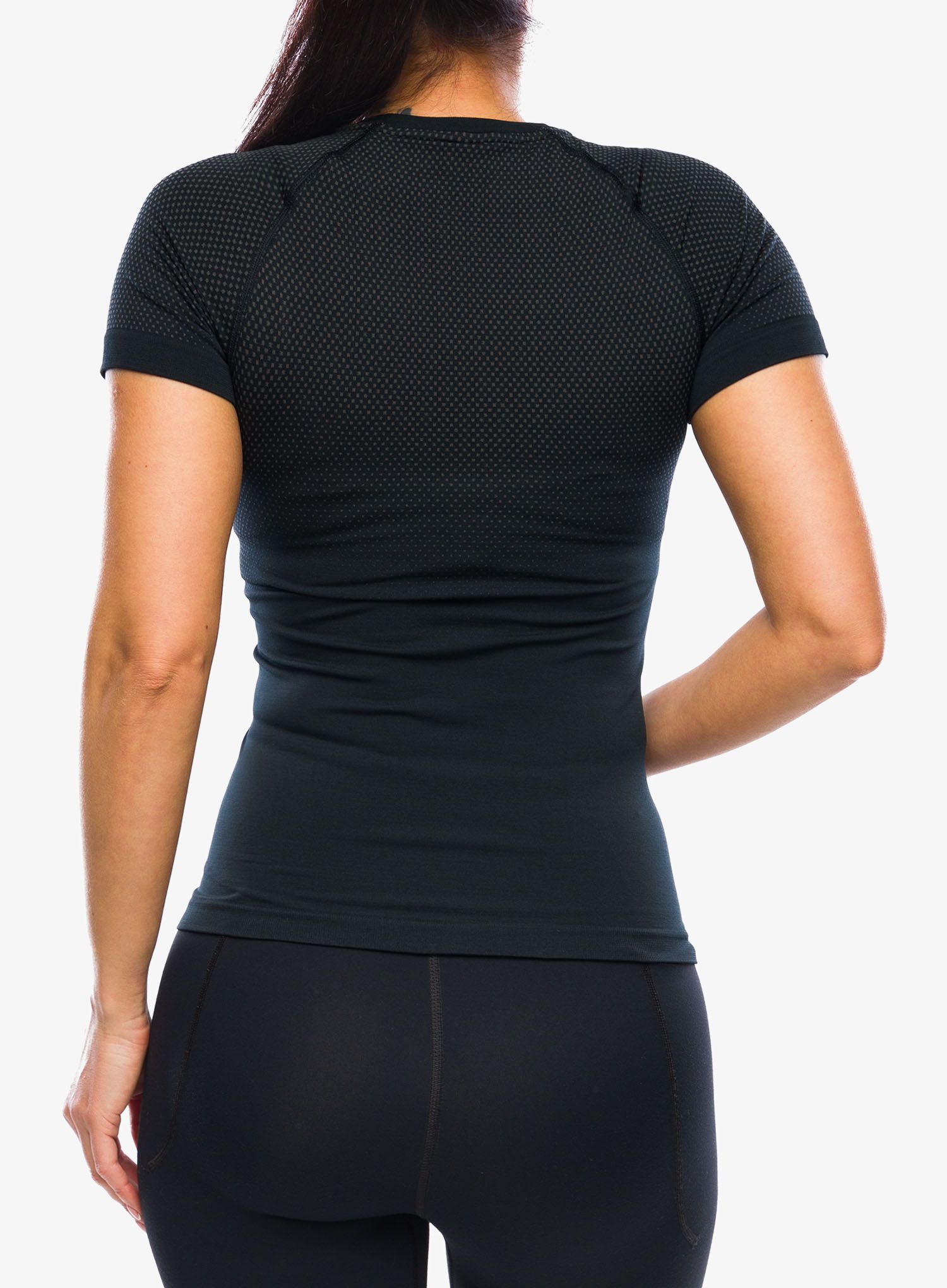 Ženska termoaktivna dukserica Odlo Performance Light Eco BL Top Crew Neck SS - black