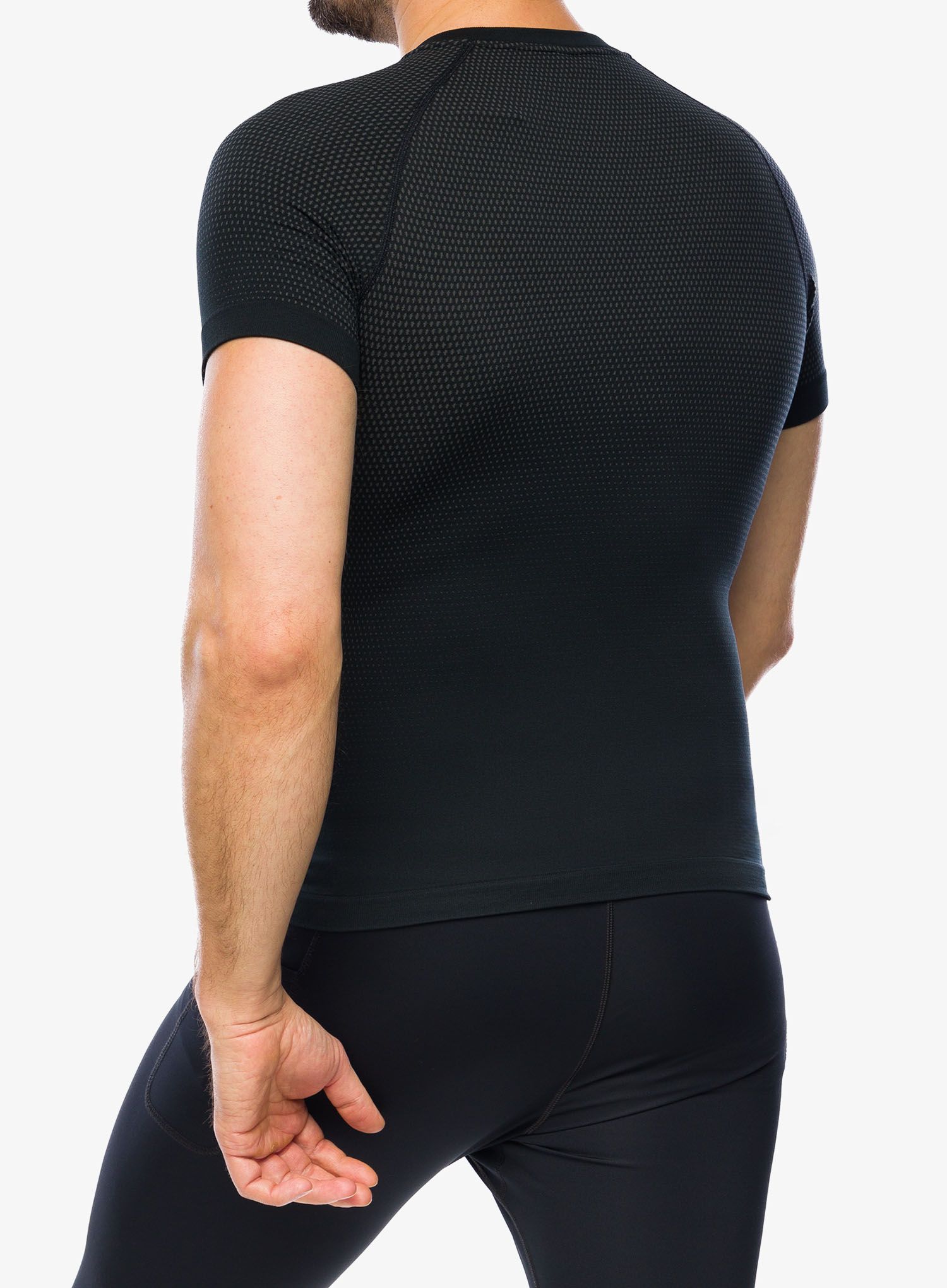 Termo majica Odlo Performance Light Eco BL Top Crew Neck SS - black