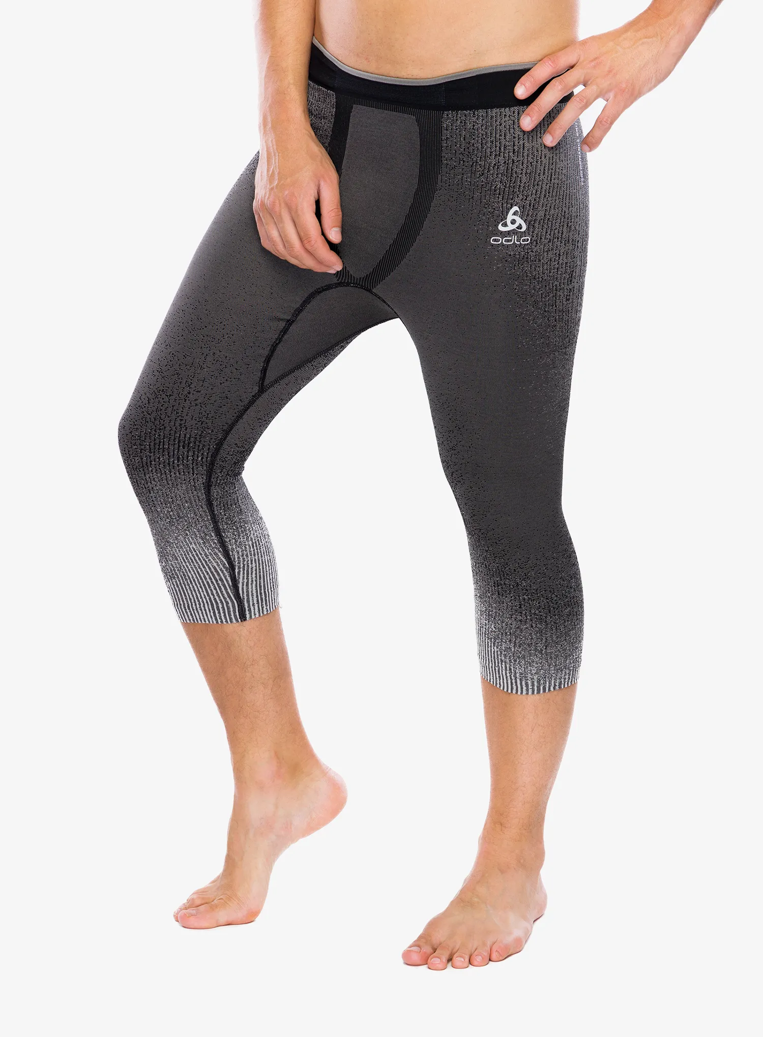 Termo tajice Odlo Performance Warm Blackcomb BL Bottom 3/4 - black