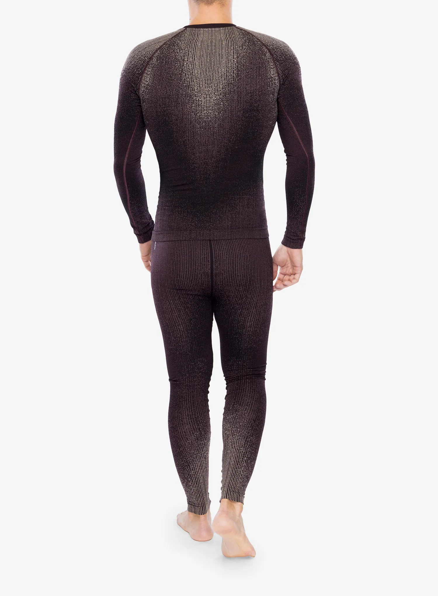 Termoaktivna dukserica Odlo Performance Warm Blackcomb BL Top Crew Neck LS - fudge