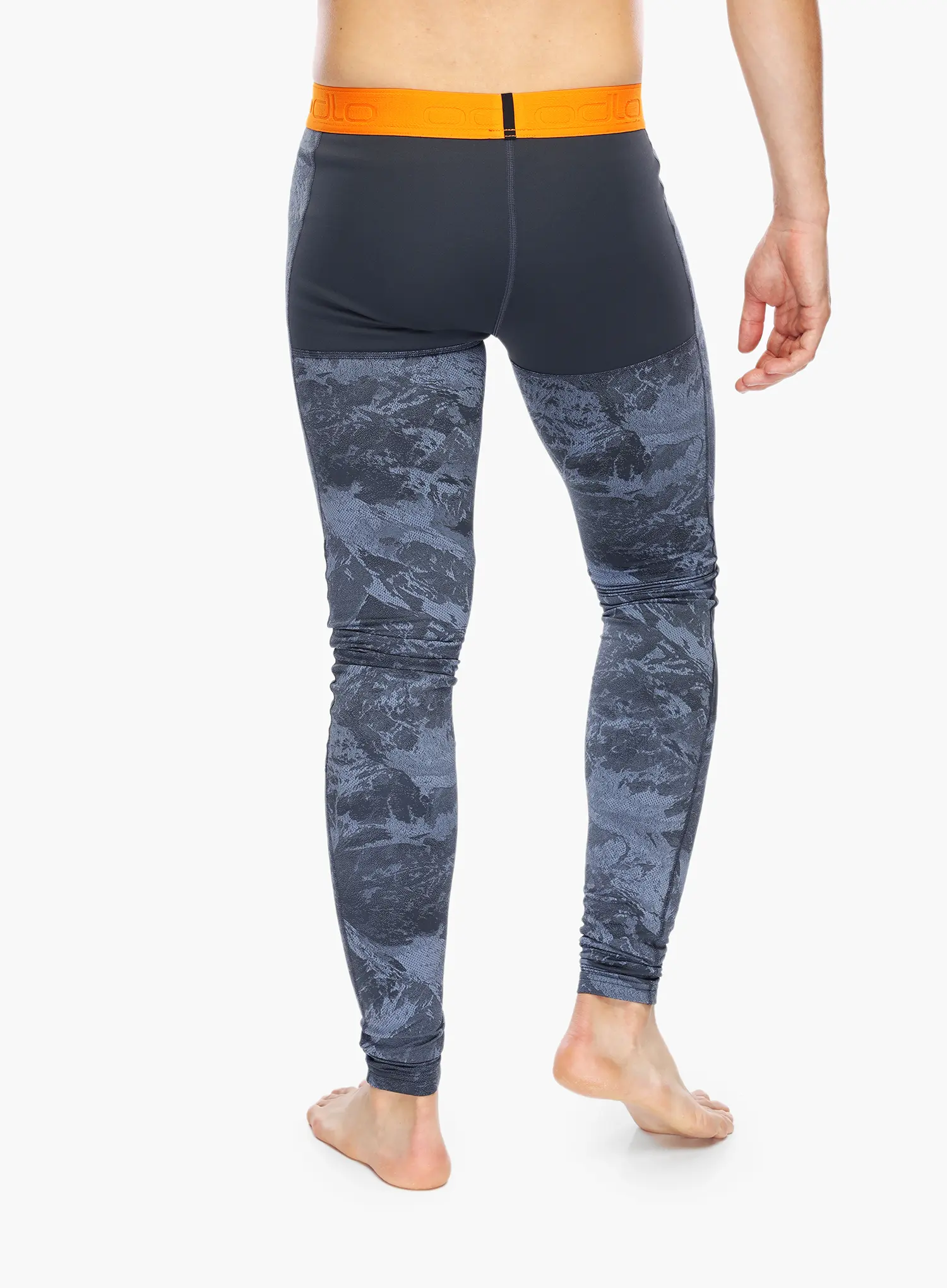 Termo tajice Odlo Whistler Eco BL Bottom Long - folkstone gray/india ink