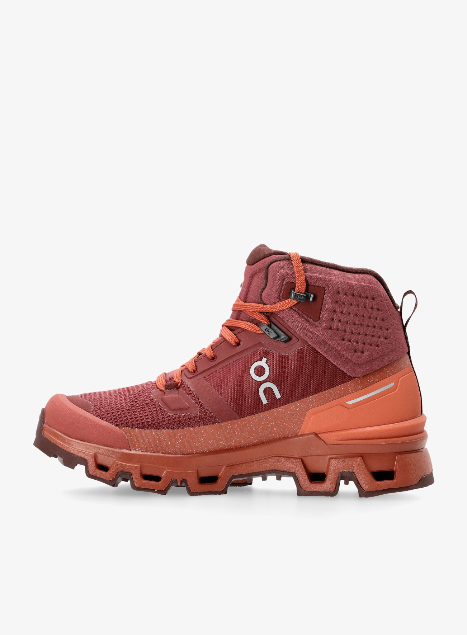 Ženske planinarske cipele On Cloudrock 2 Waterproof - beet/auburn
